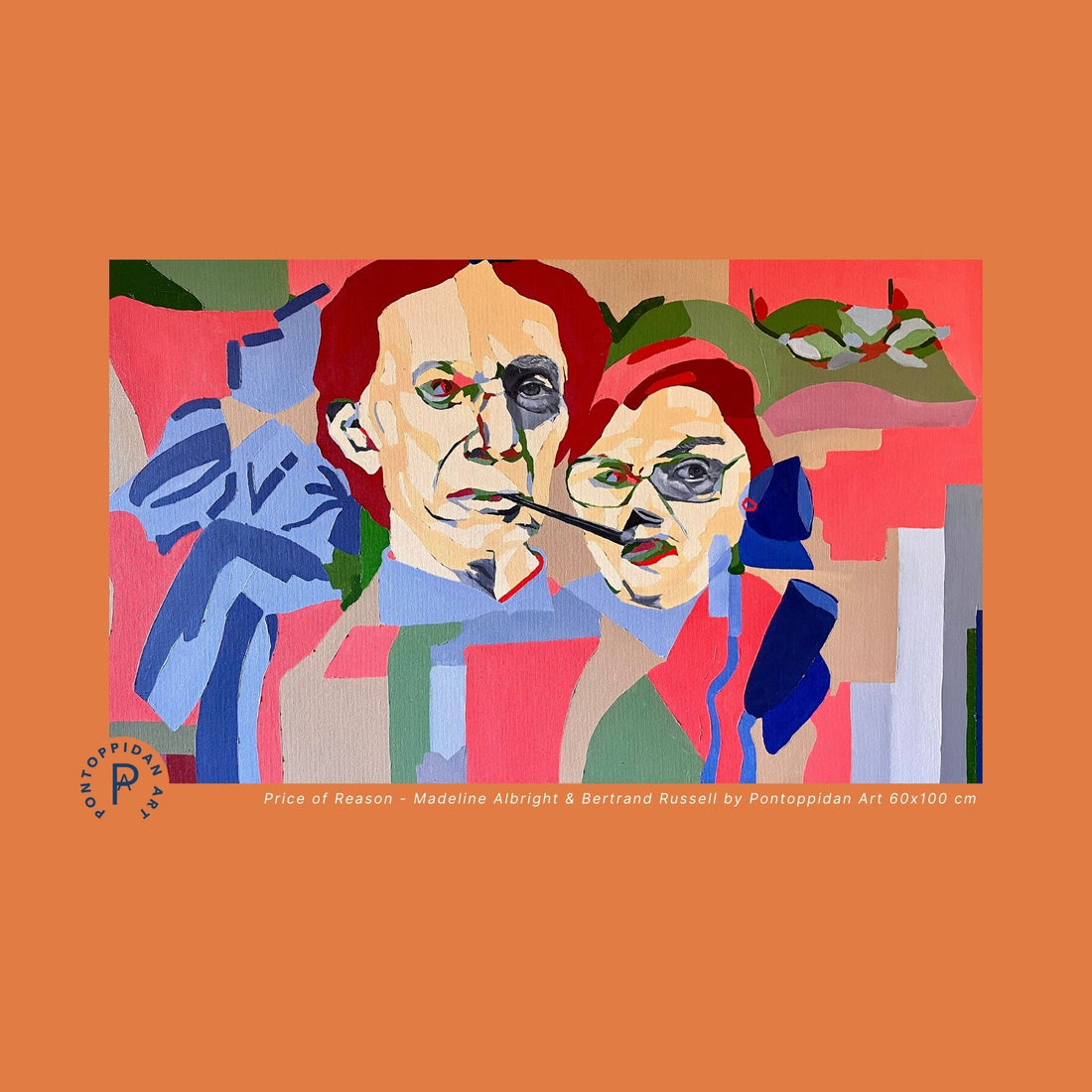 Price of Reason: Exploring Bertrand Russell and Madeleine Albright through Art