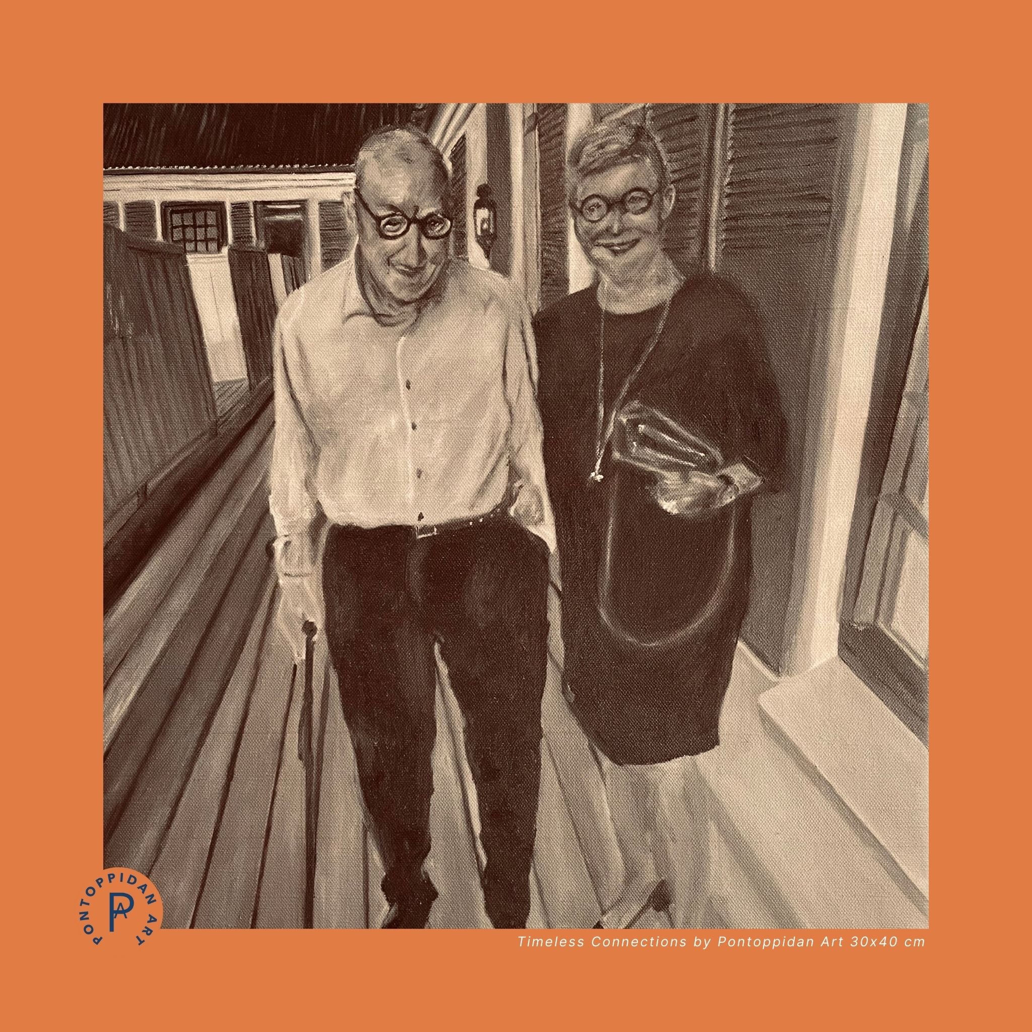 Timeless Connections: A Custom Couple Portrait