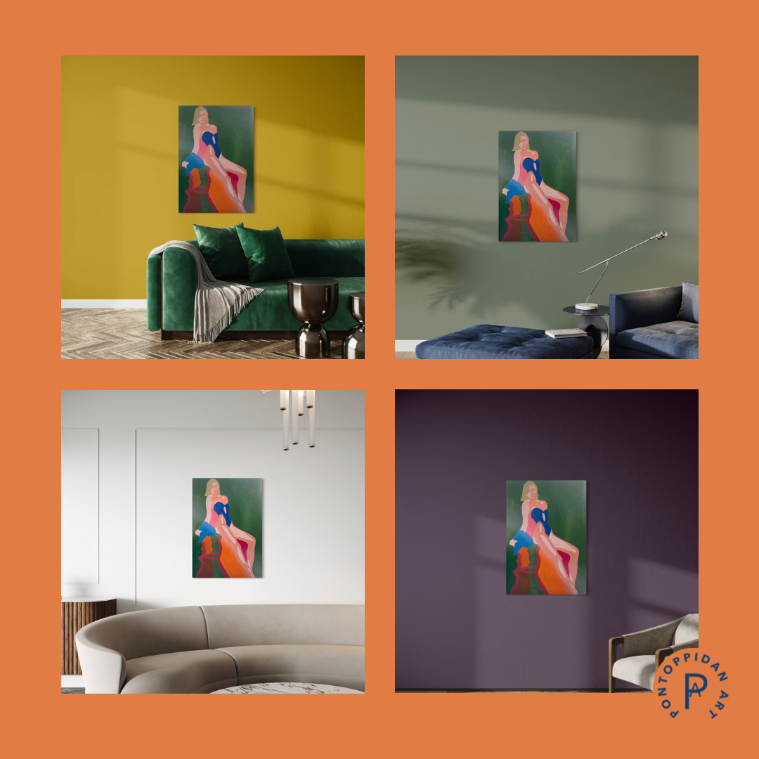 Immediately - Unikt værk 70x100 cm