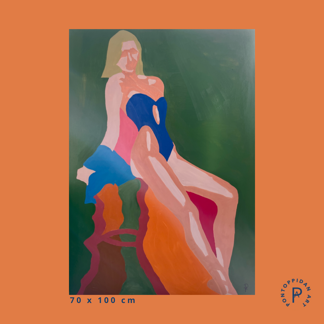 Immediately - Unikt værk 70x100 cm