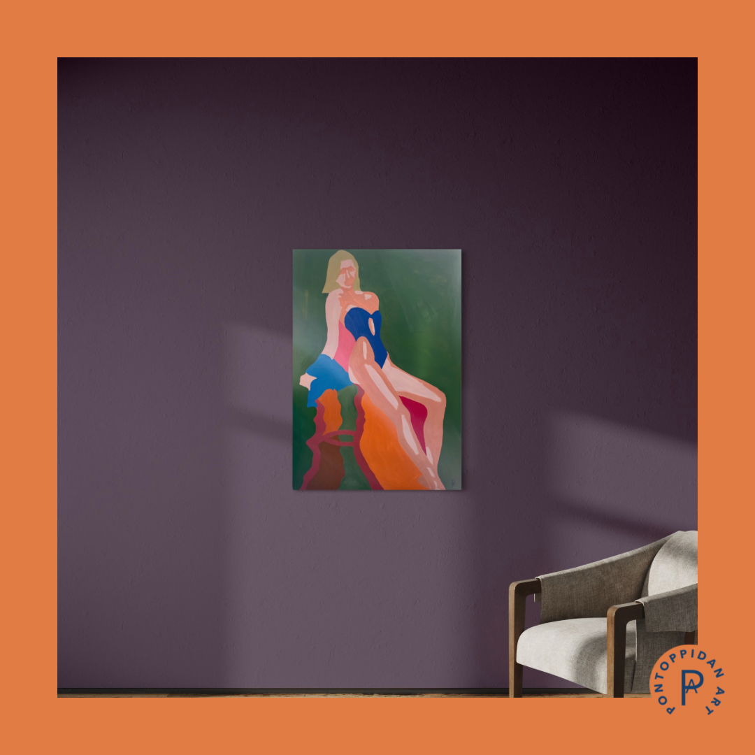 Immediately - Unikt værk 70x100 cm