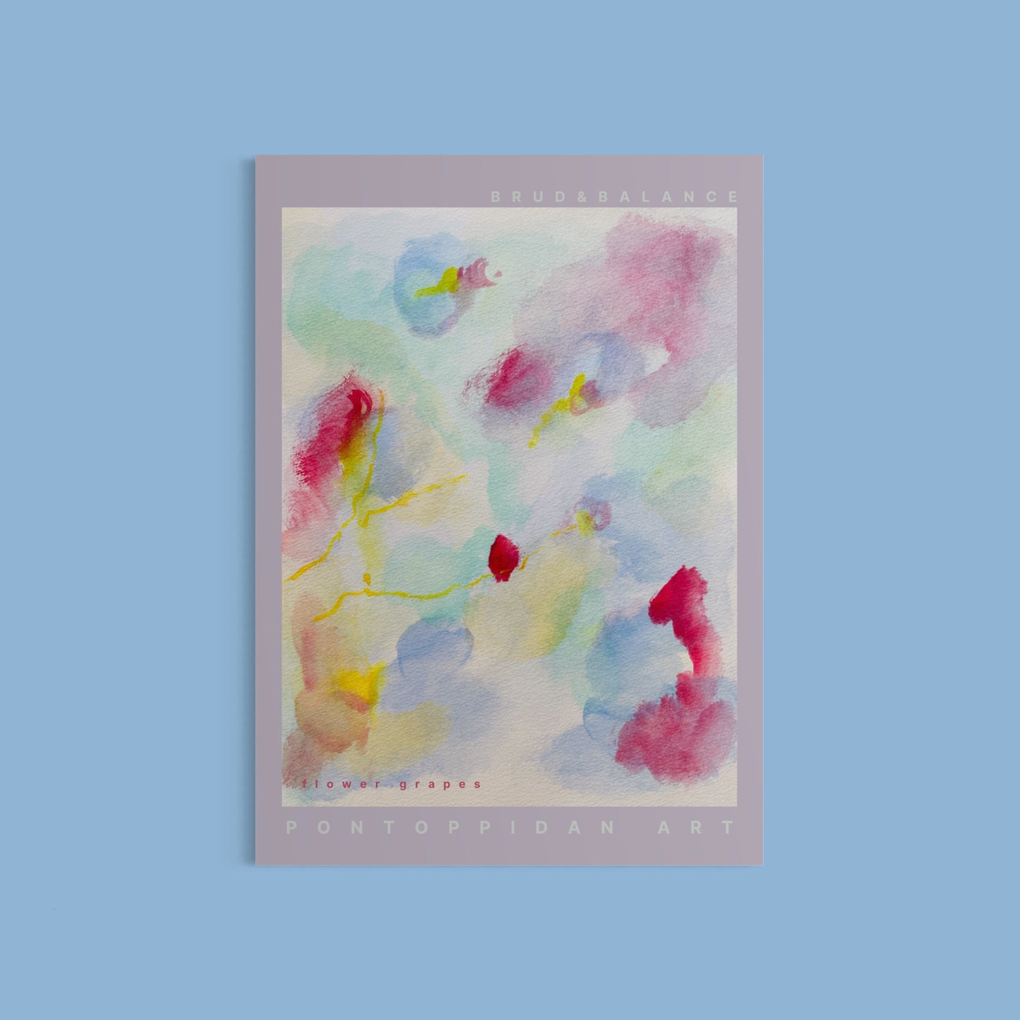 Flower grapes - Plakat