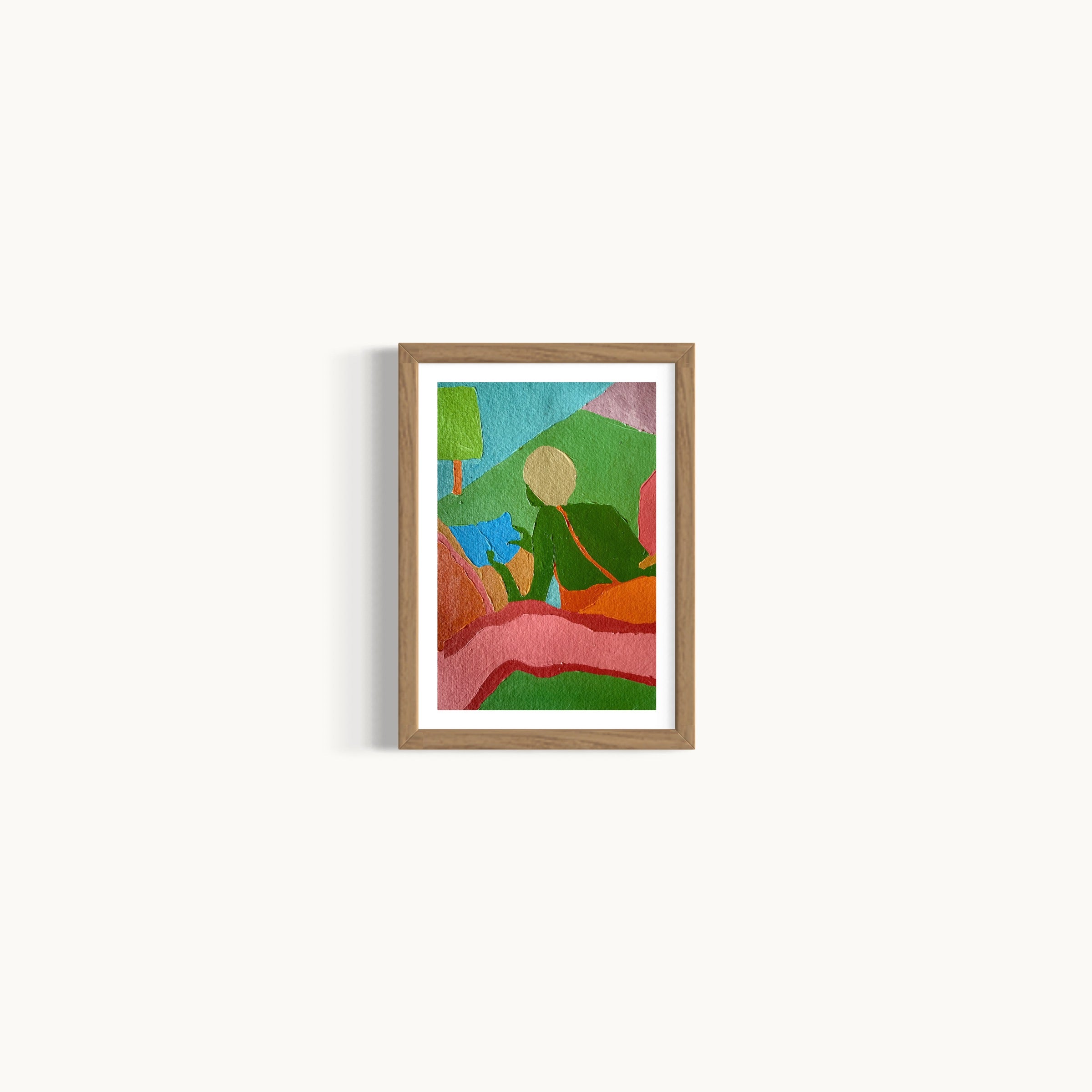 Pain on paper - Unikt værk A4