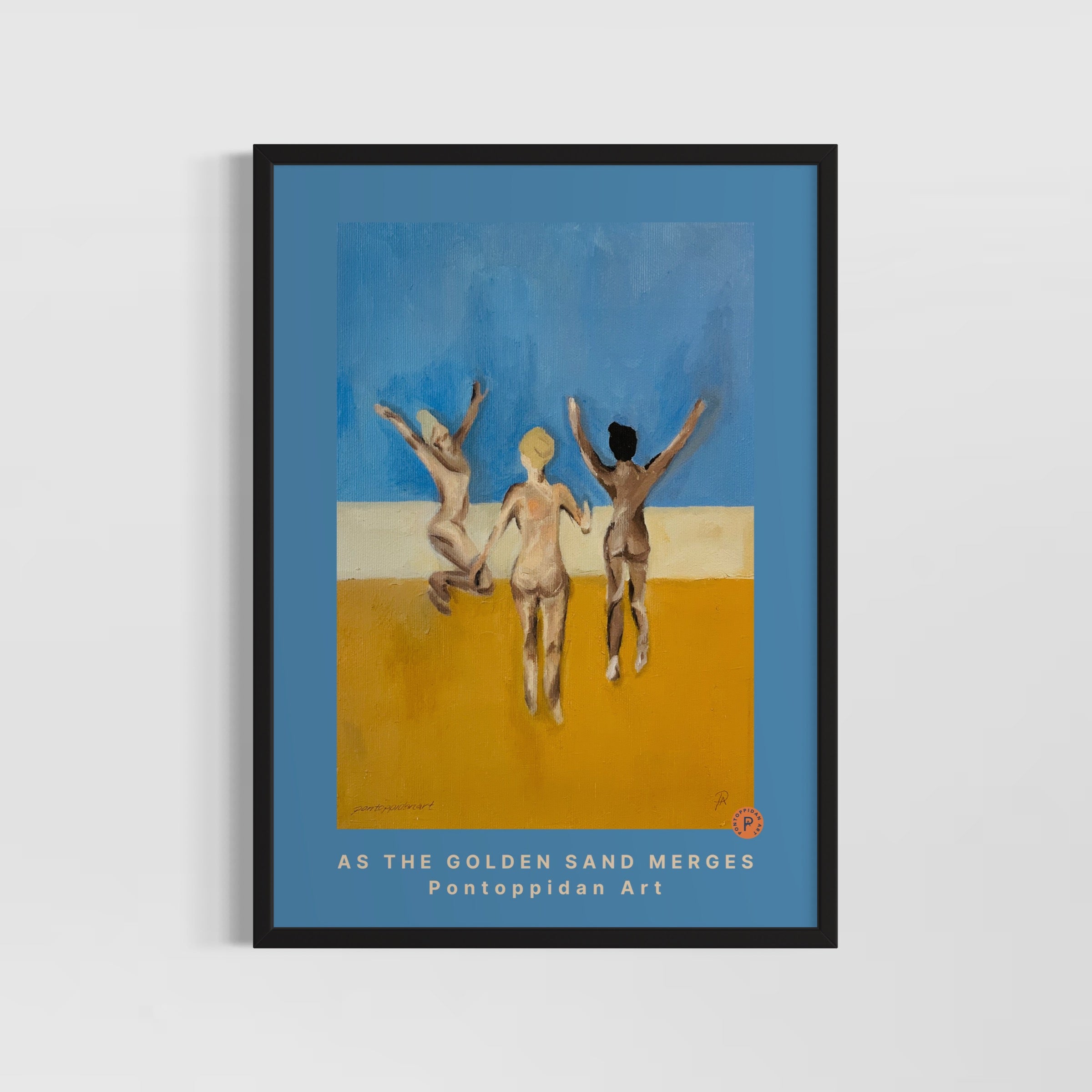 As The Golden Sand Merges - Plakat