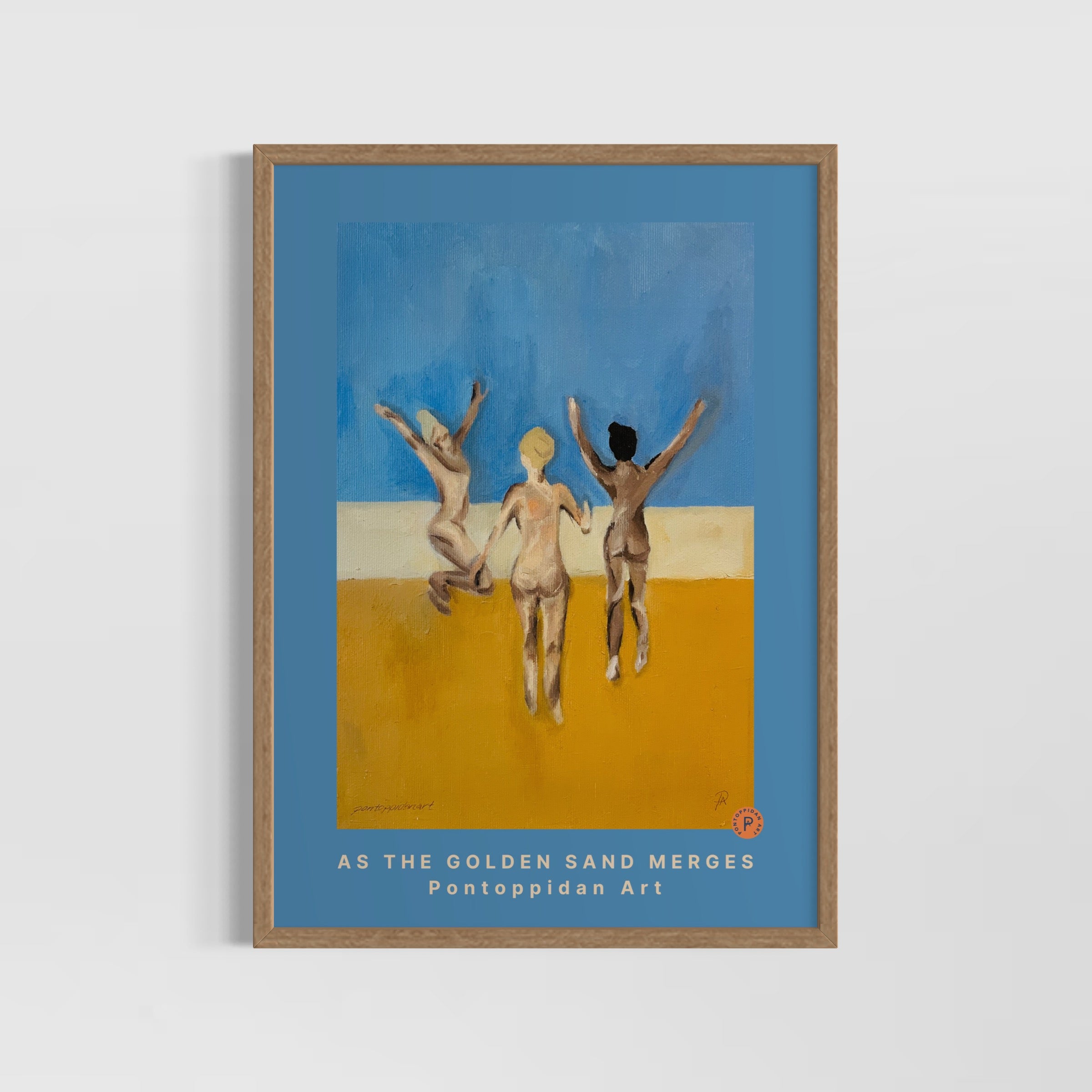 As The Golden Sand Merges - Plakat