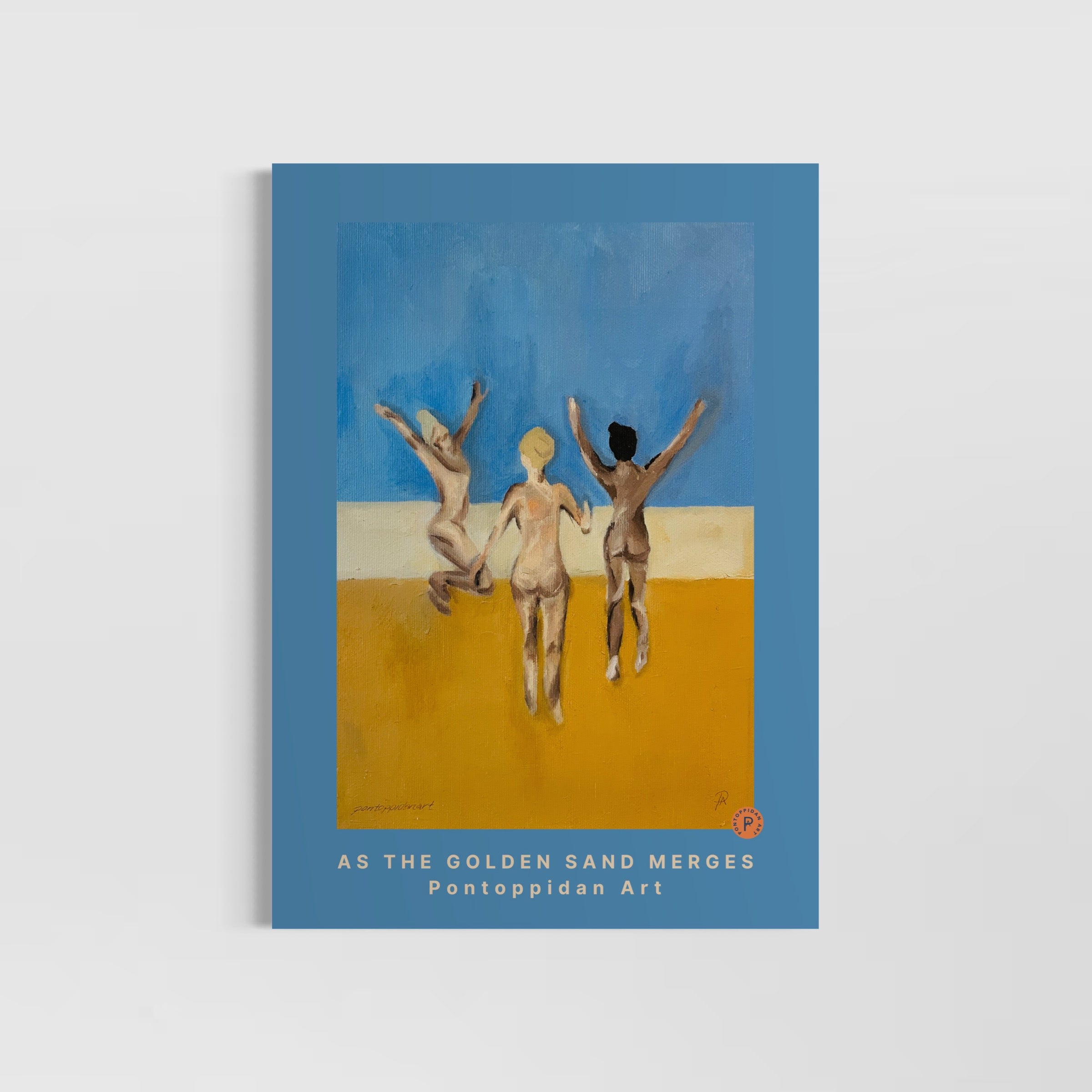 As The Golden Sand Merges - Plakat