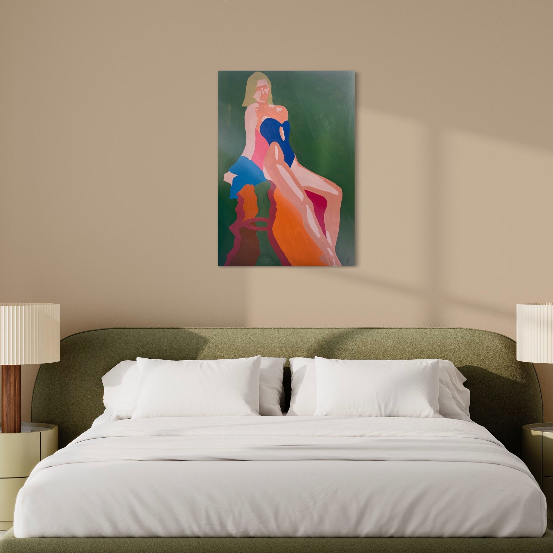 Immediately - Unikt værk 70x100 cm