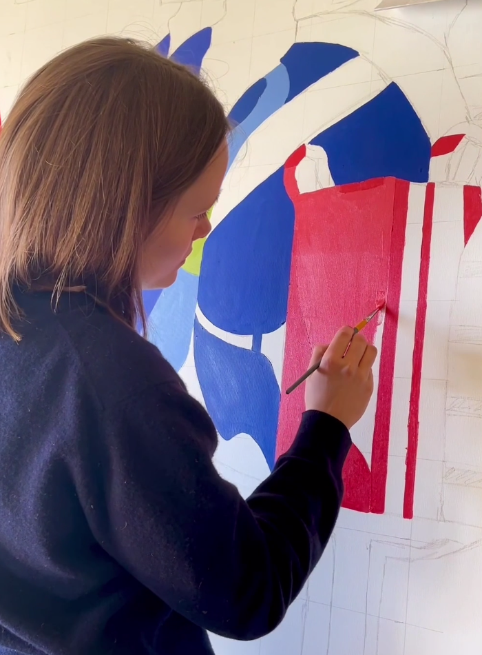 Barely III - Unika værk 100x140 cm