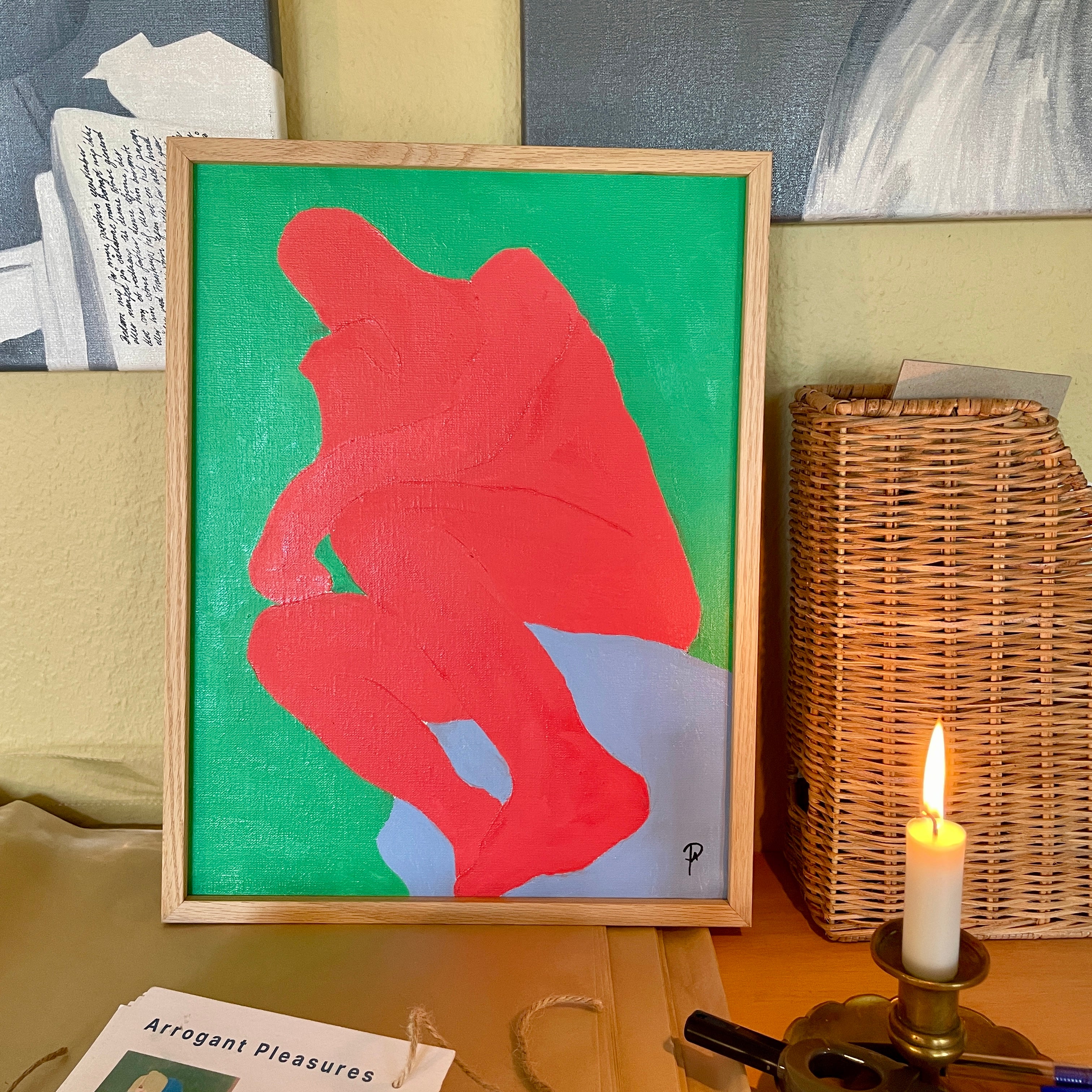 Echoes of Existence - Unikt værk 30x40 cm