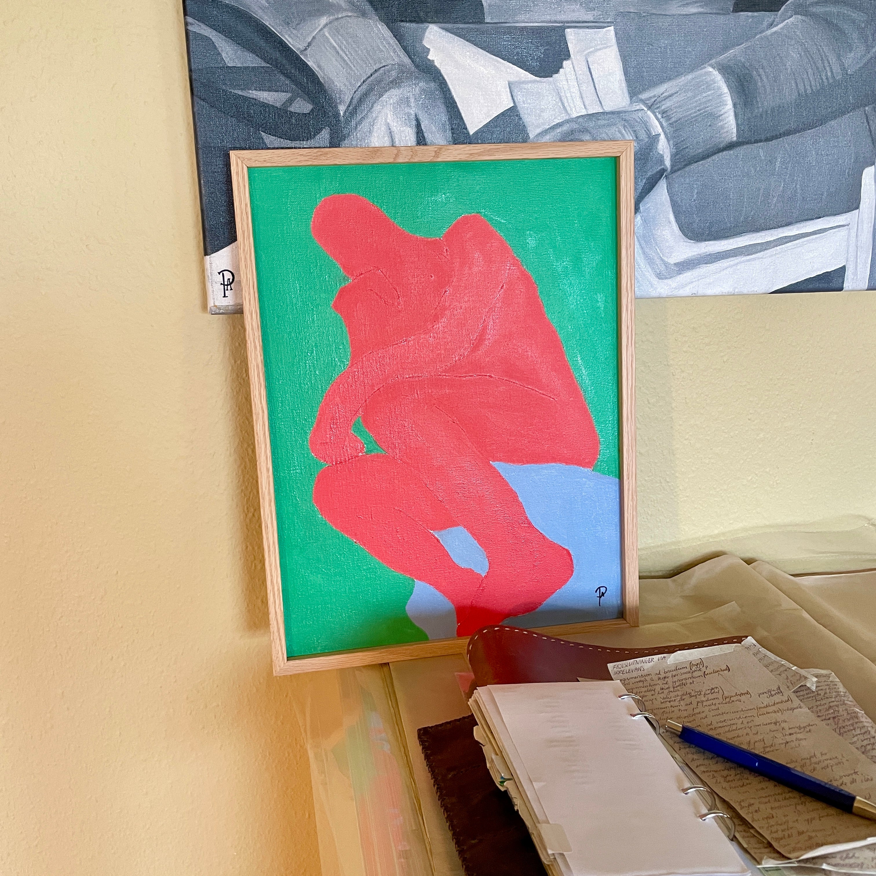 Echoes of Existence - Unikt værk 30x40 cm