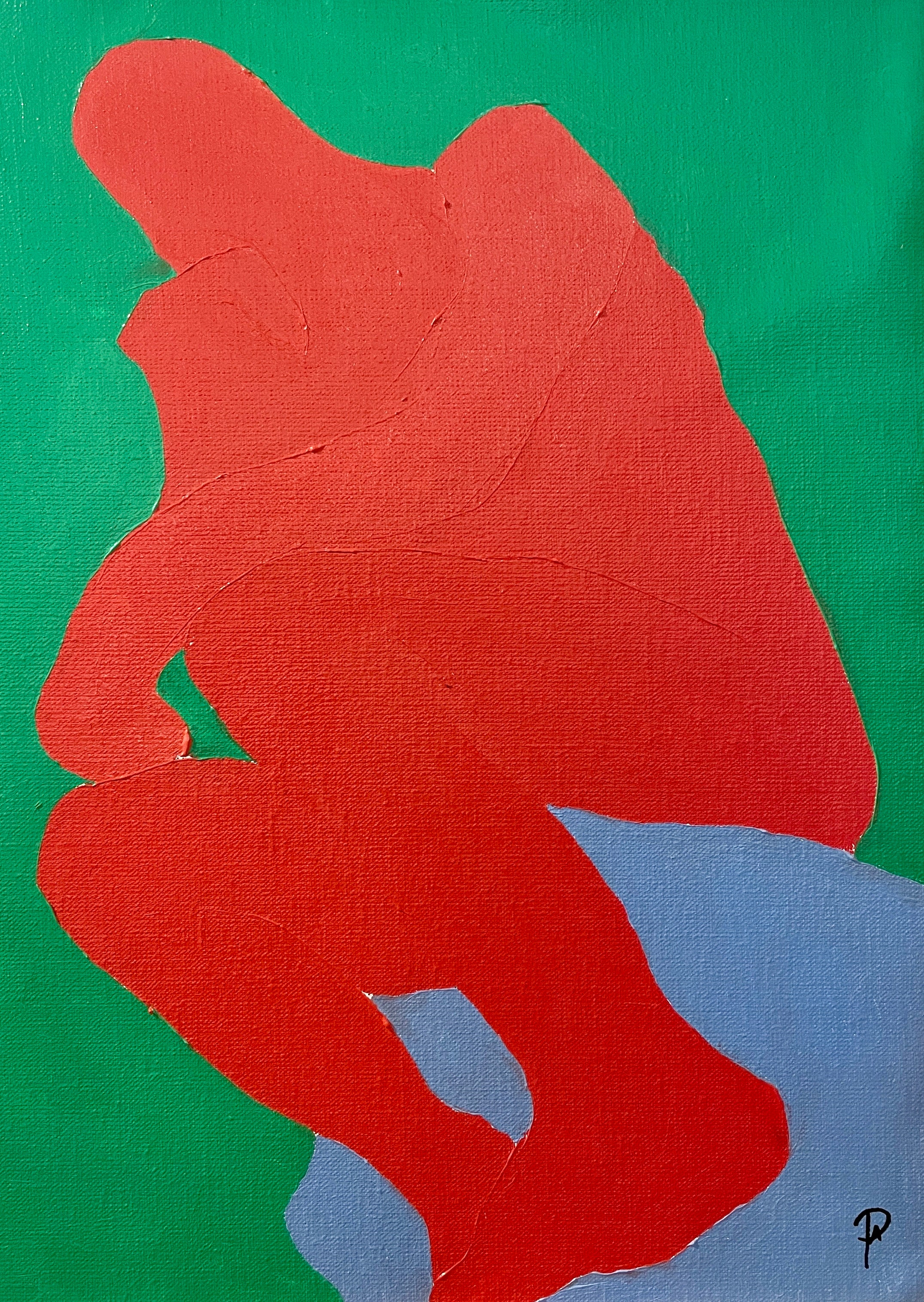 Echoes of Existence - Unikt værk 30x40 cm