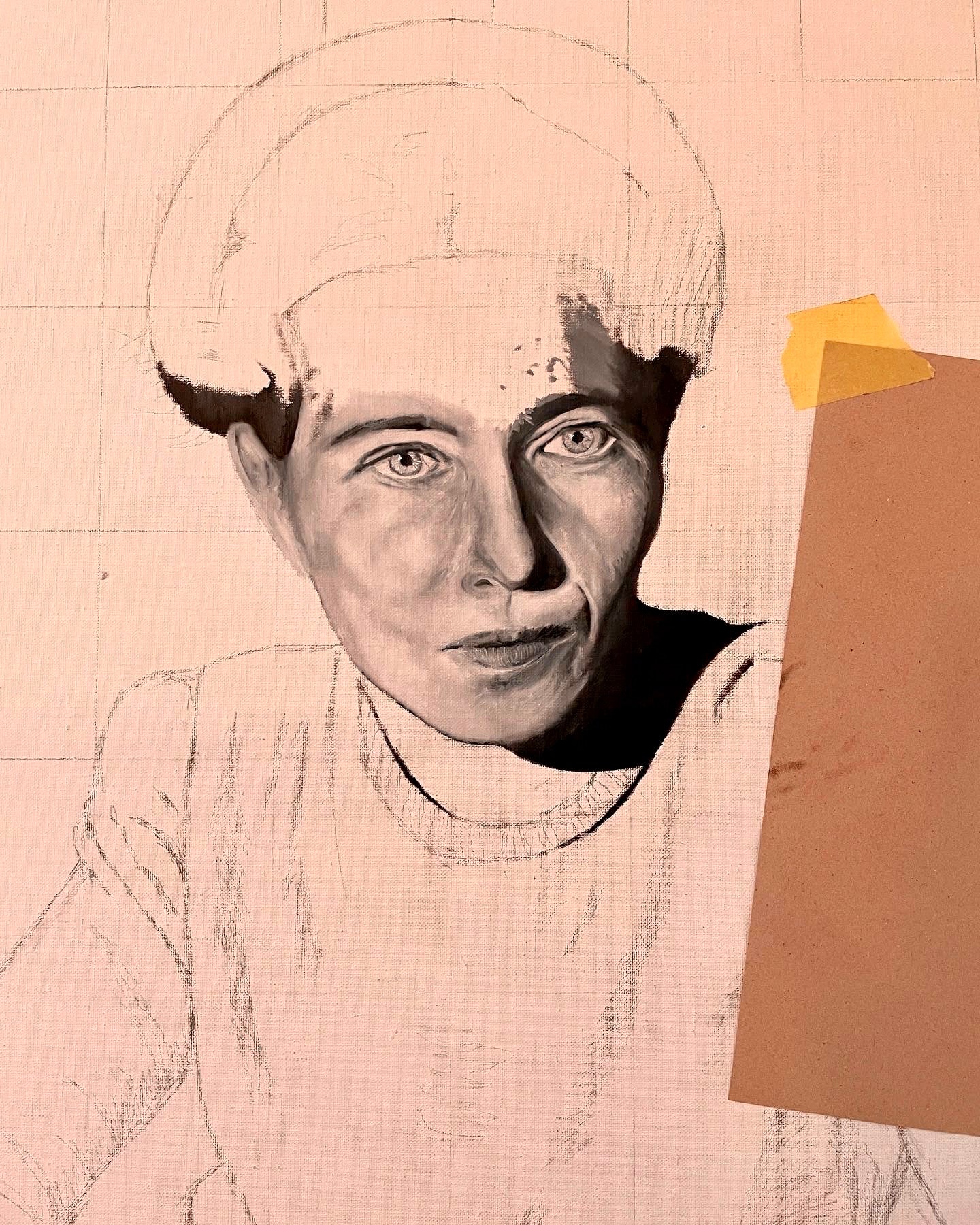 Free Limits - Unikt værk - Simone de Beauvoir 70x90 cm