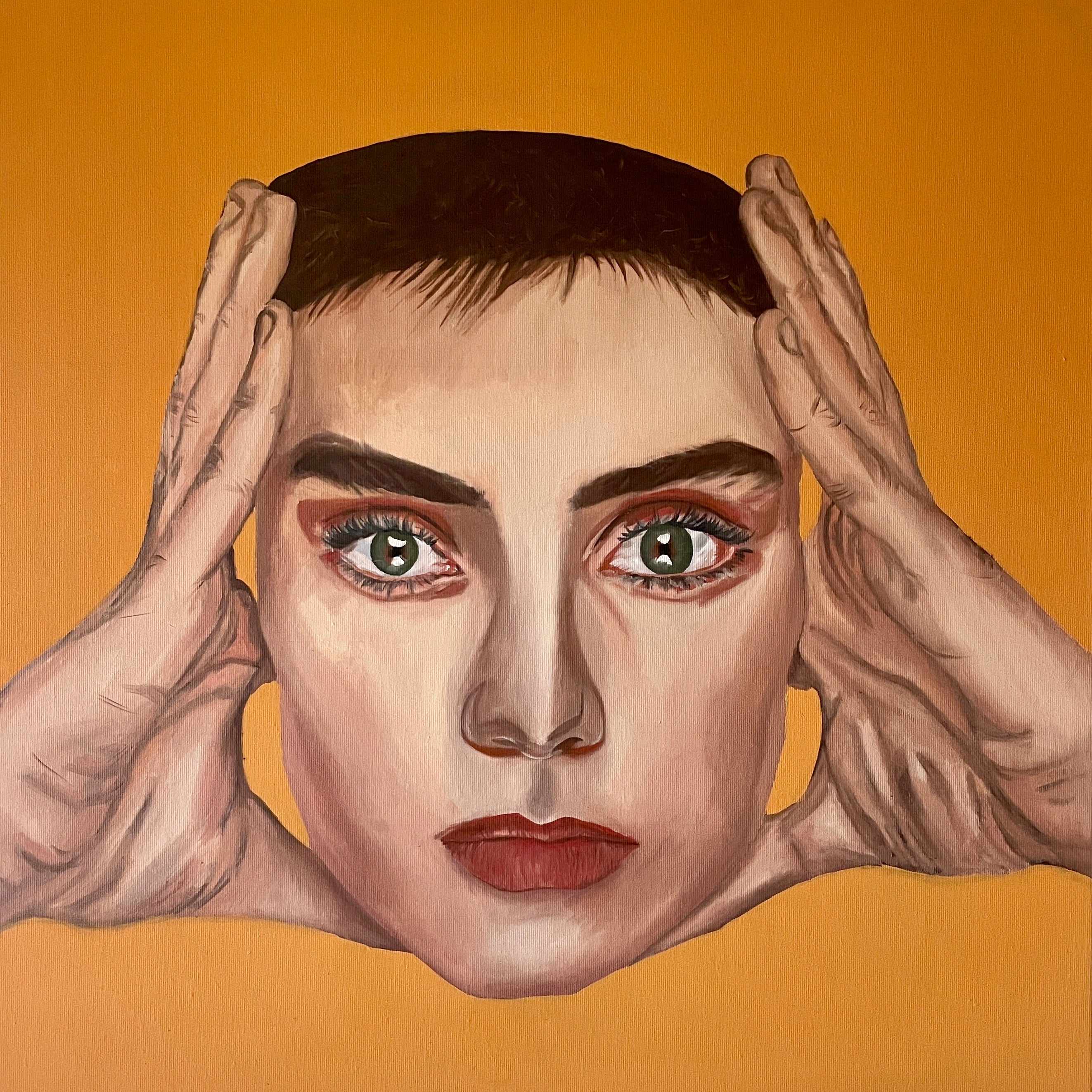 Future Horizon - Unikt værk 60x60 cm