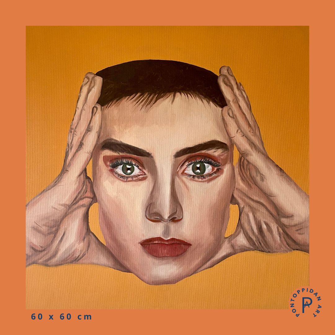 Future Horizon - Unikt værk 60x60 cm