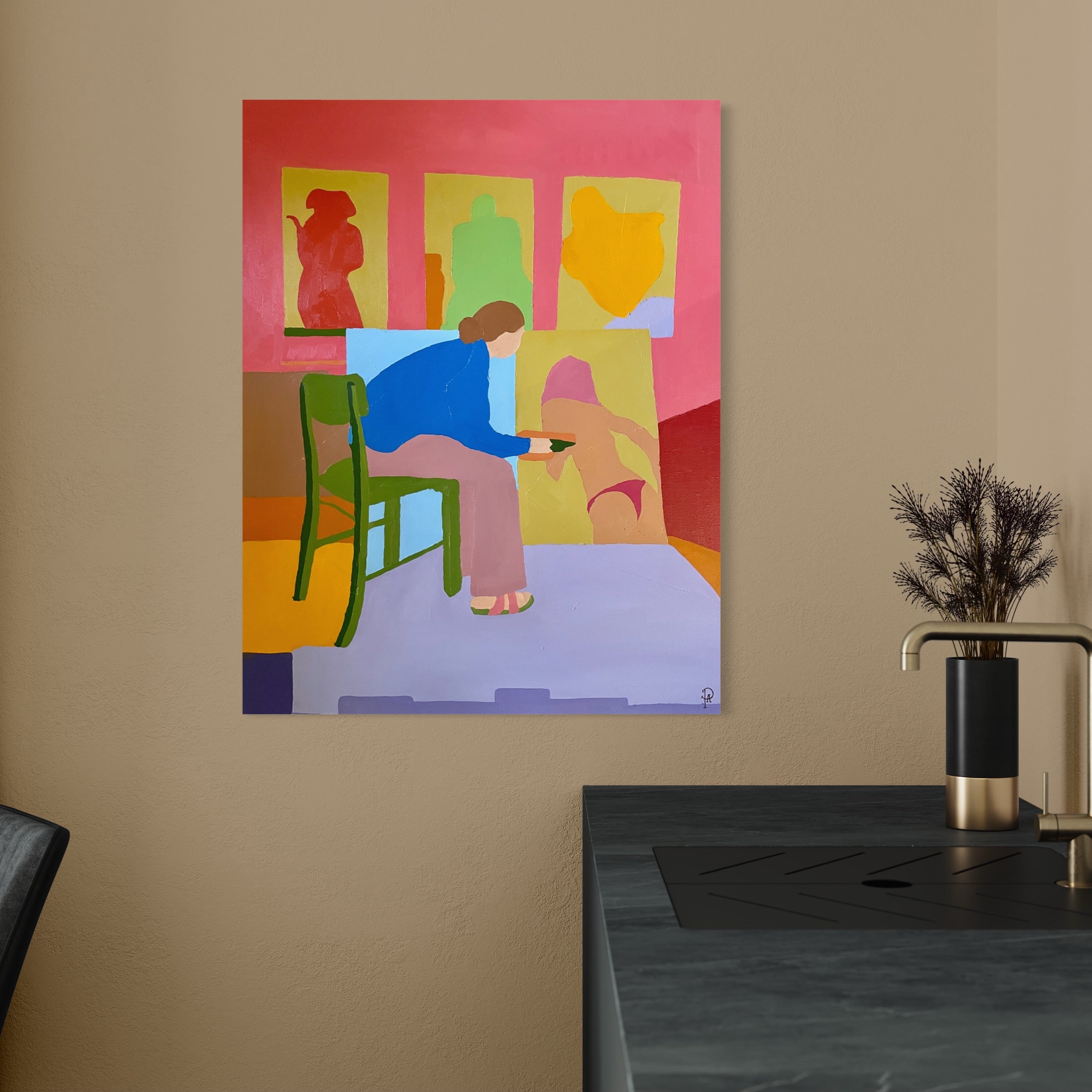 What We See as Who We Are - Unikt værk 70x90