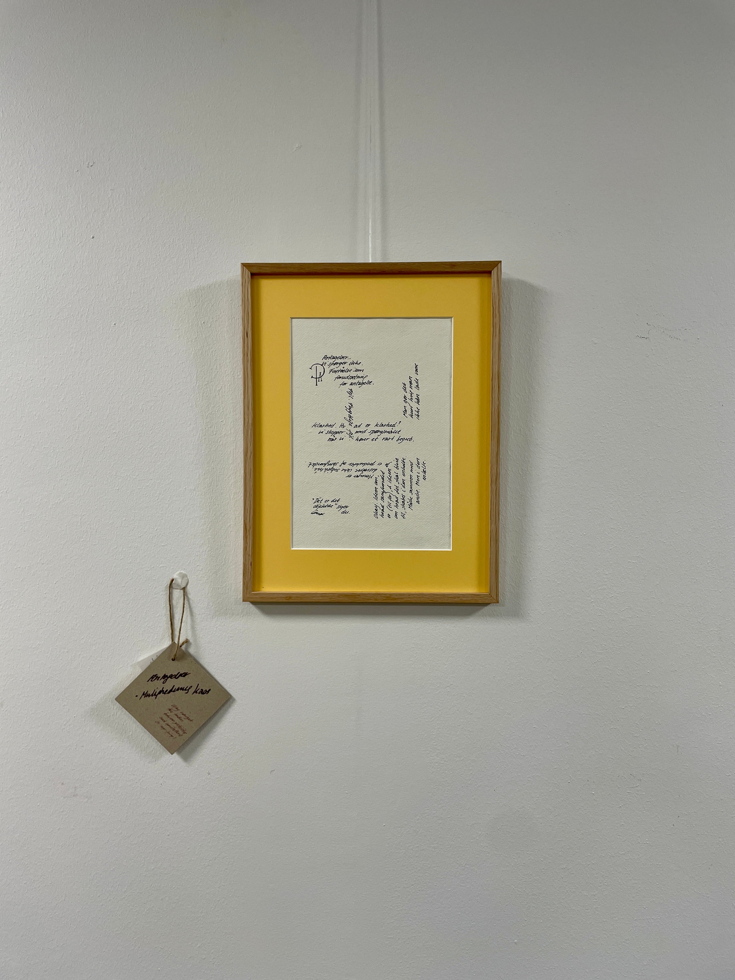 Antagelser - Unikt værk 30x40 cm