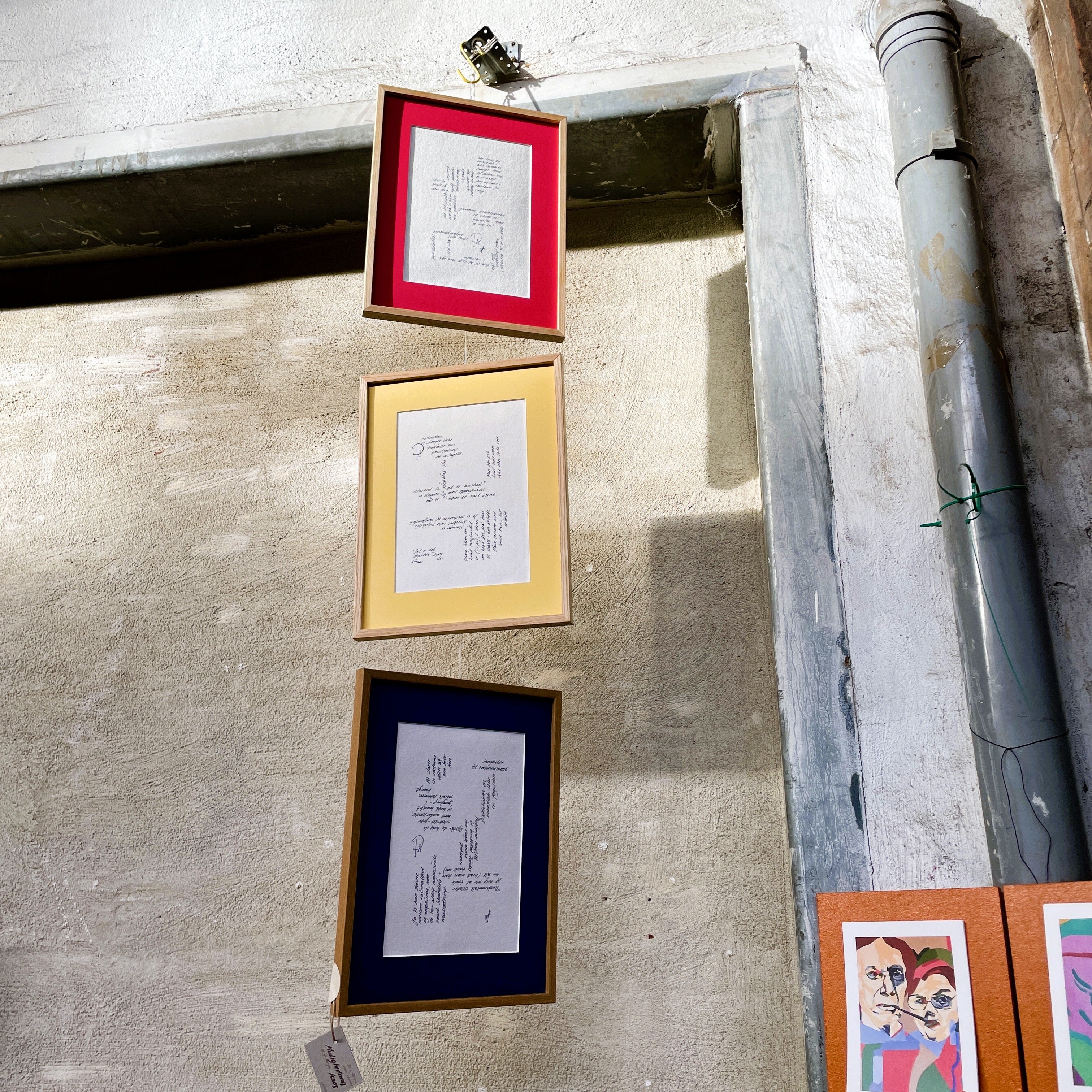 Her tales om - Unikt værk 30x40 cm