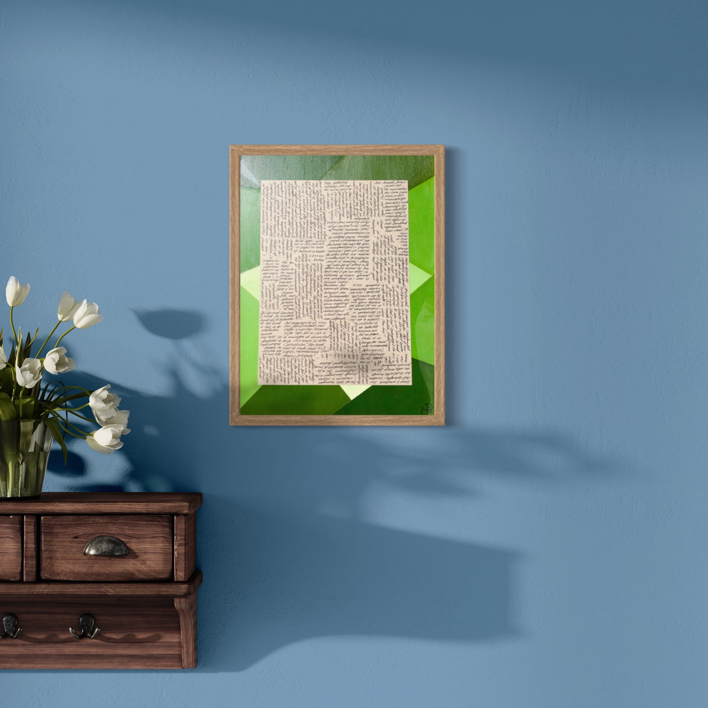 Som Arendt formulerede - Unikt værk 30x40 cm