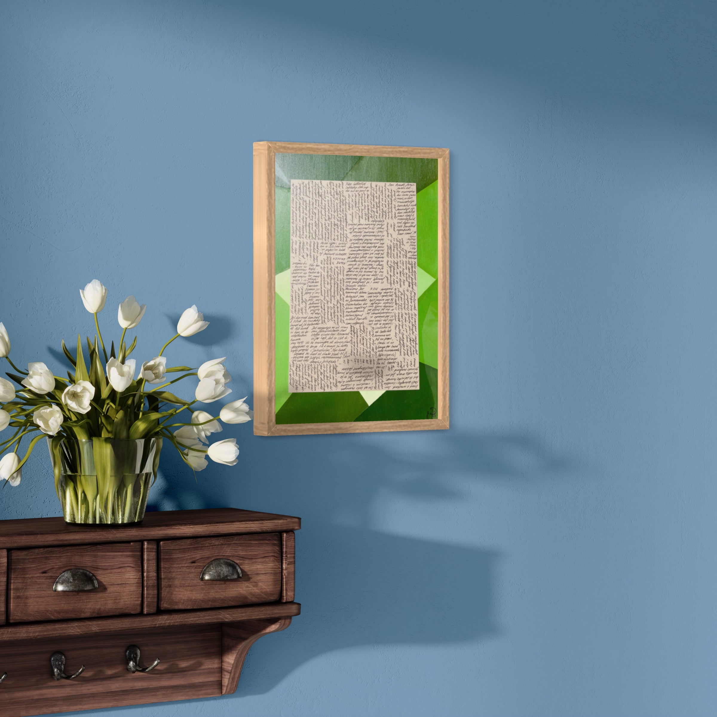 Som Arendt formulerede - Unikt værk 30x40 cm