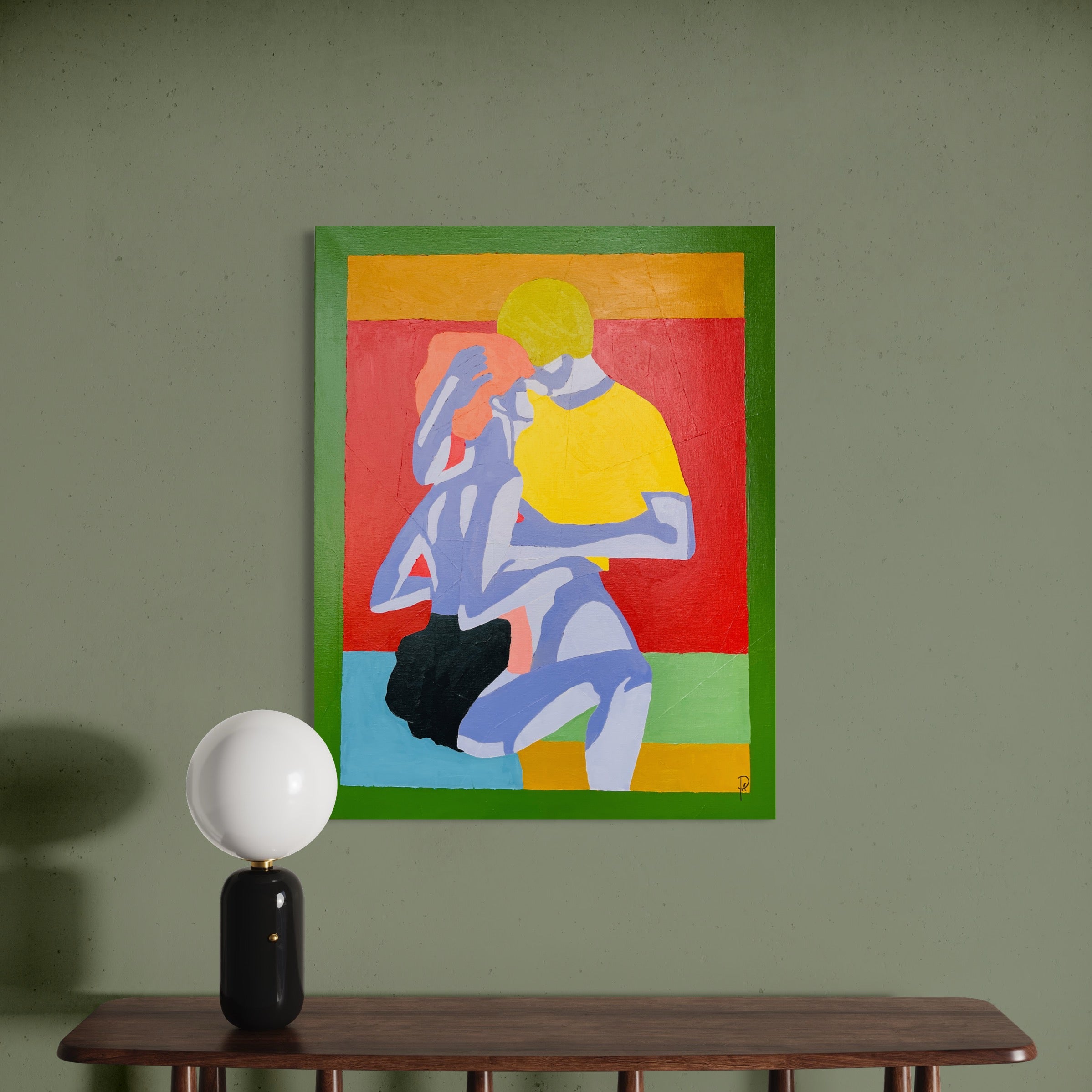 Observing the Unchanging - Unikt værk 70x90 cm