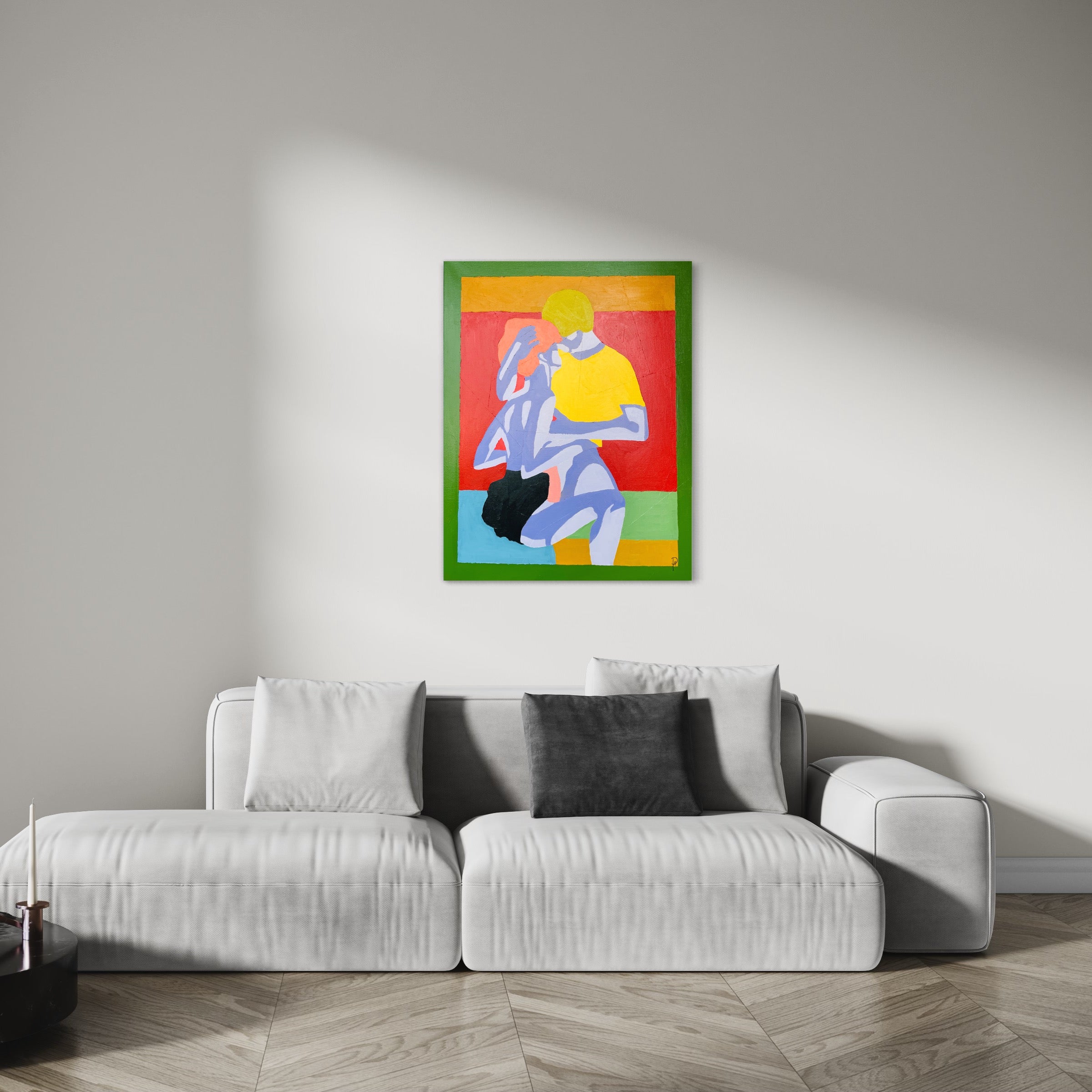 Observing the Unchanging - Unikt værk 70x90 cm