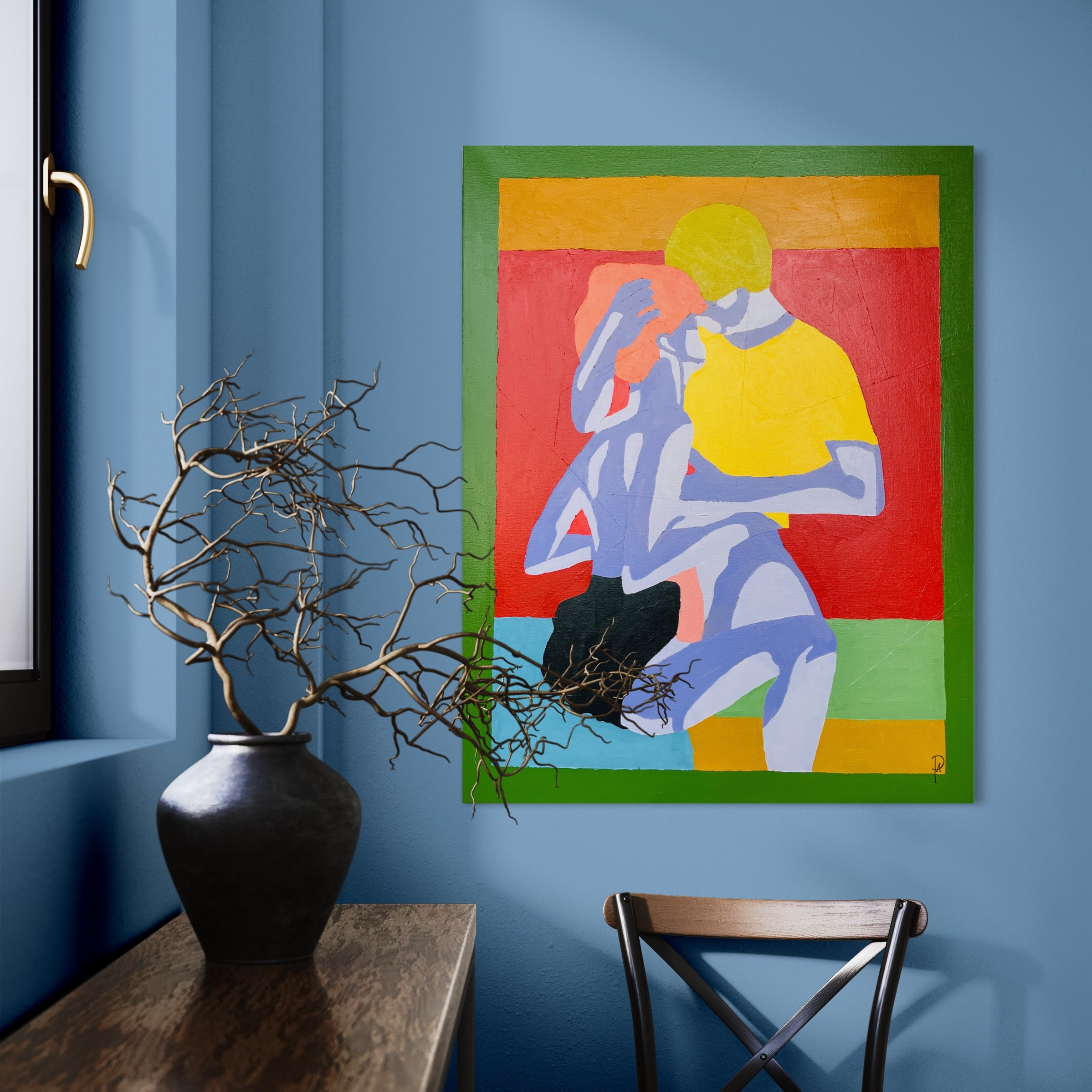 Observing the Unchanging - Unikt værk 70x90 cm