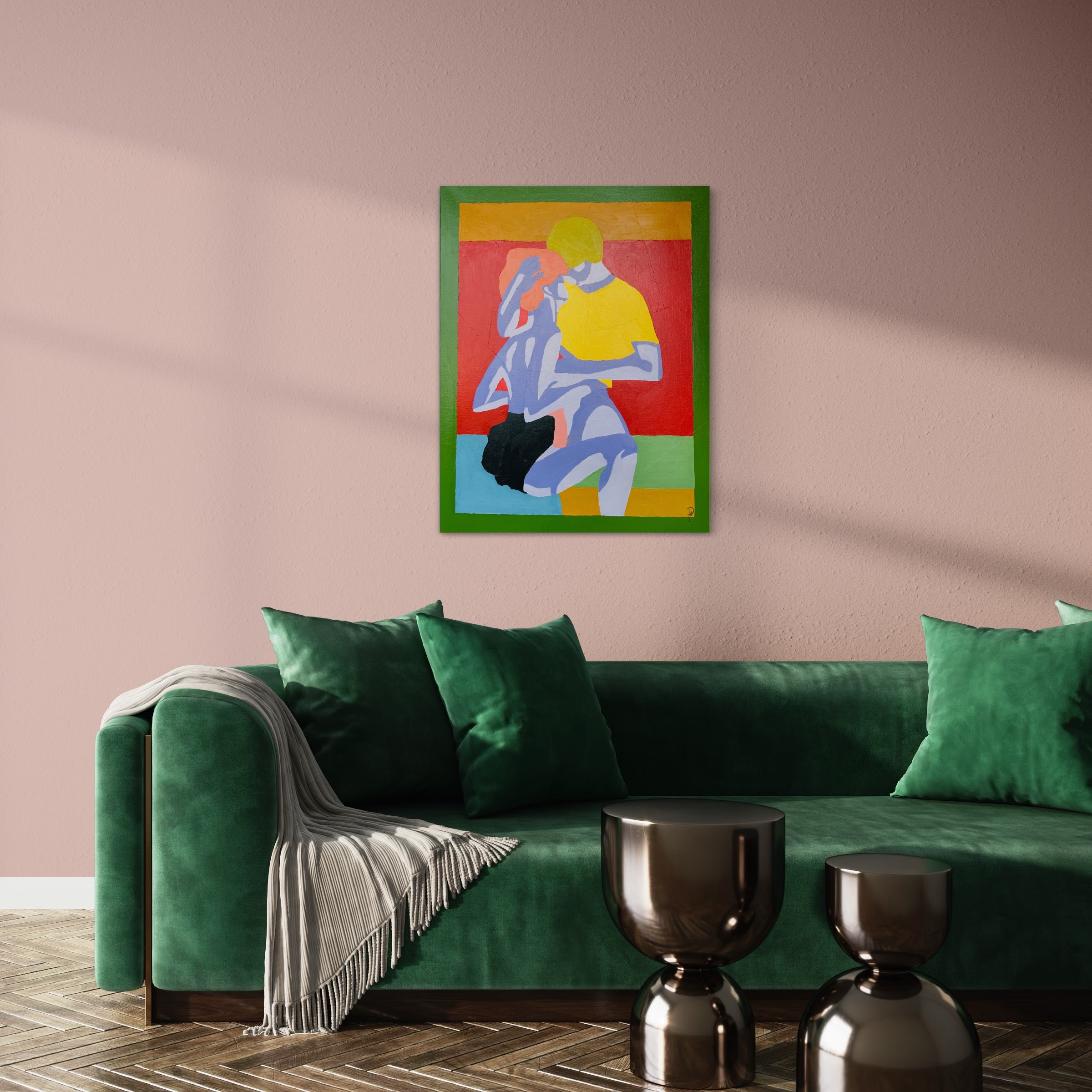 Observing the Unchanging - Unikt værk 70x90 cm