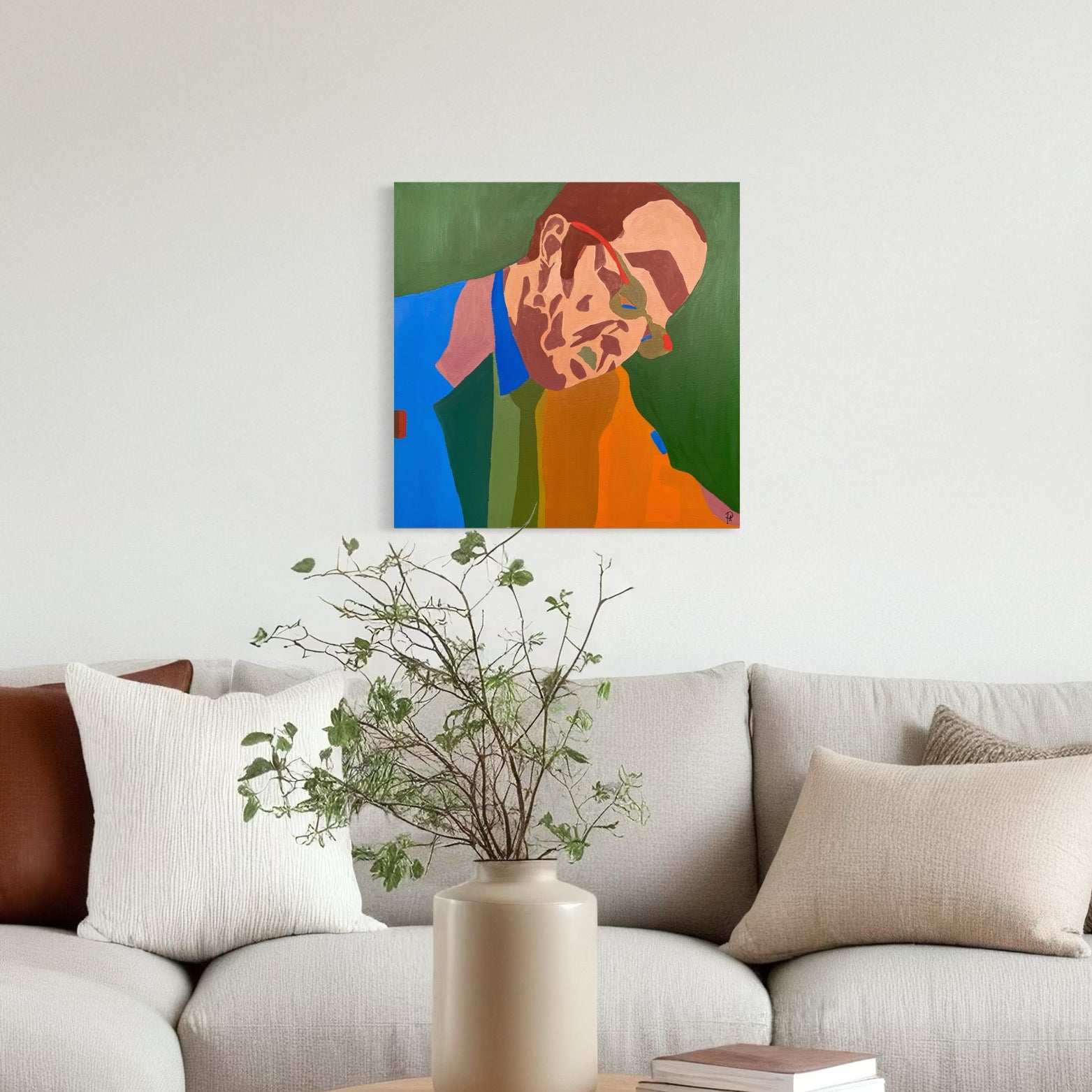 Paradigm It - Thomas Kuhn - Unikt værk 60x60 cm