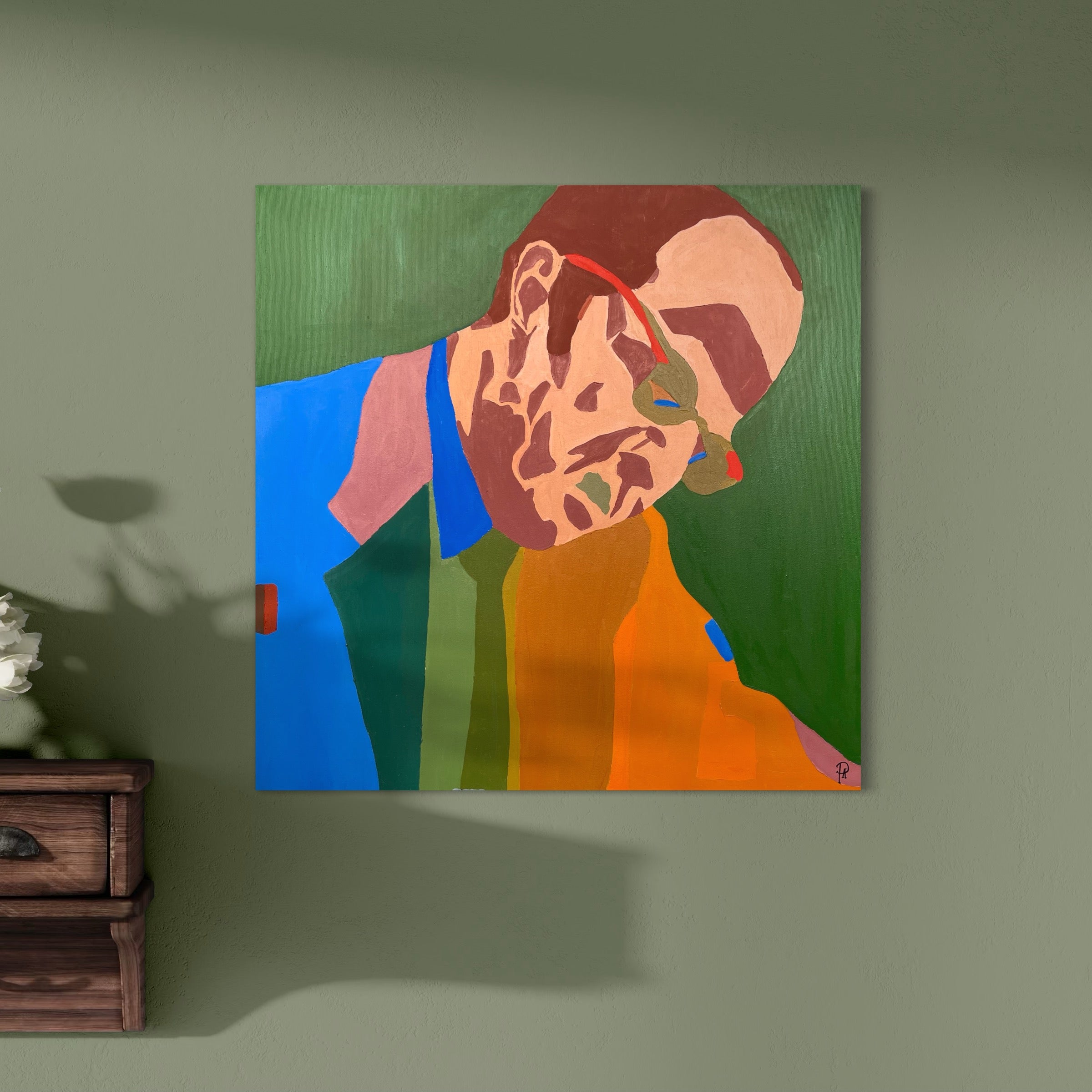 Paradigm It - Thomas Kuhn - Unikt værk 60x60 cm