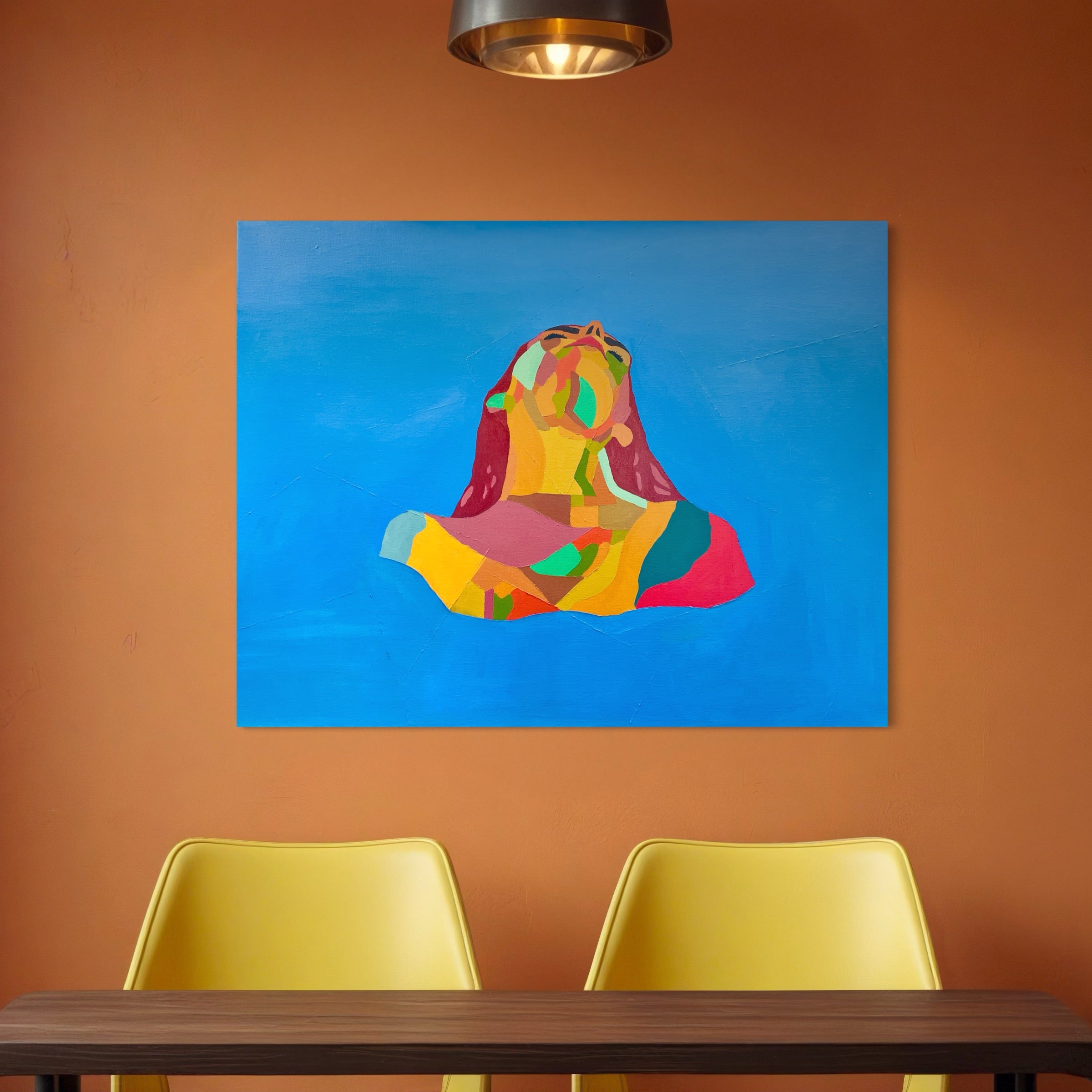 Somewhat Free - Unikt værk 70x90 cm