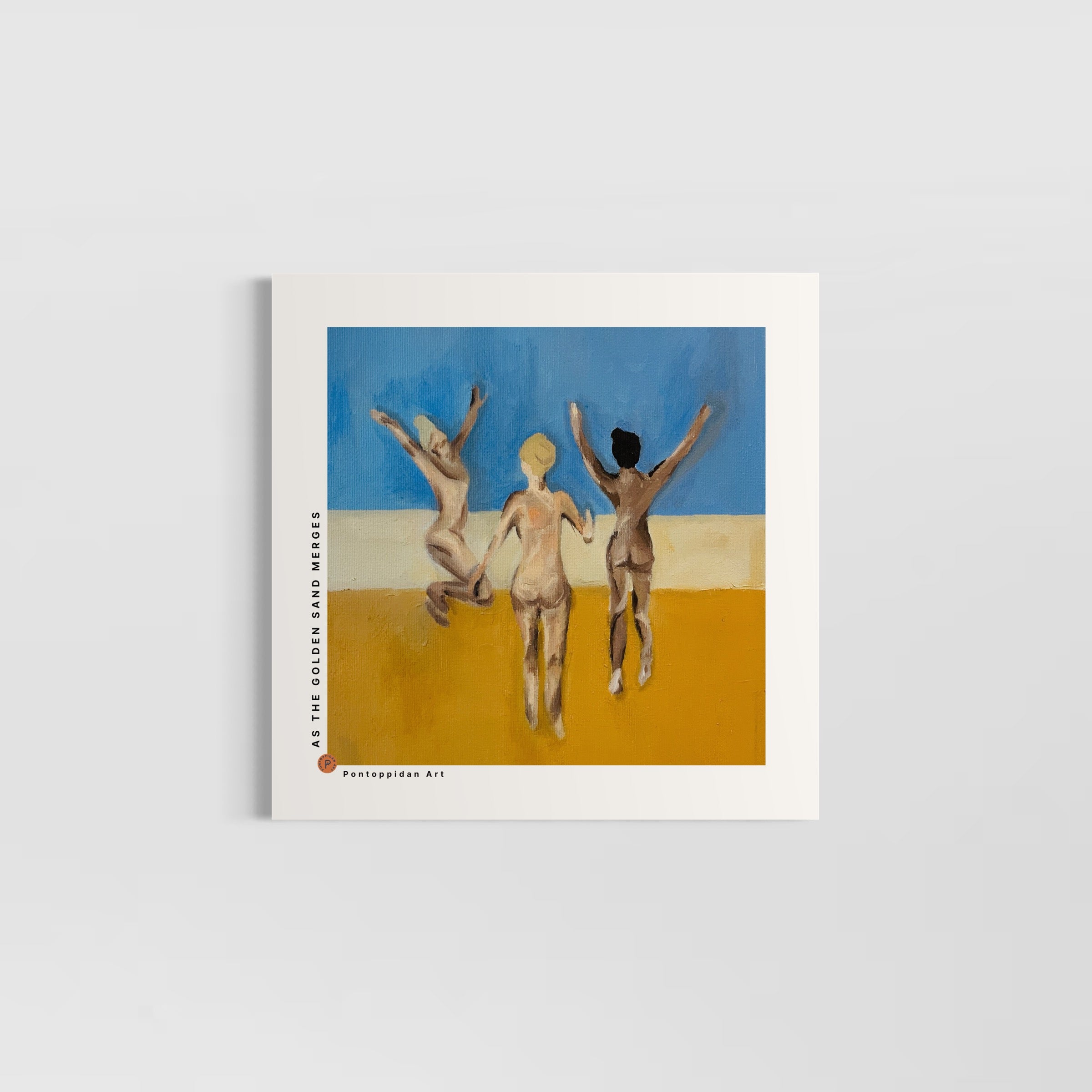 As The Golden Sand Merges - Plakat