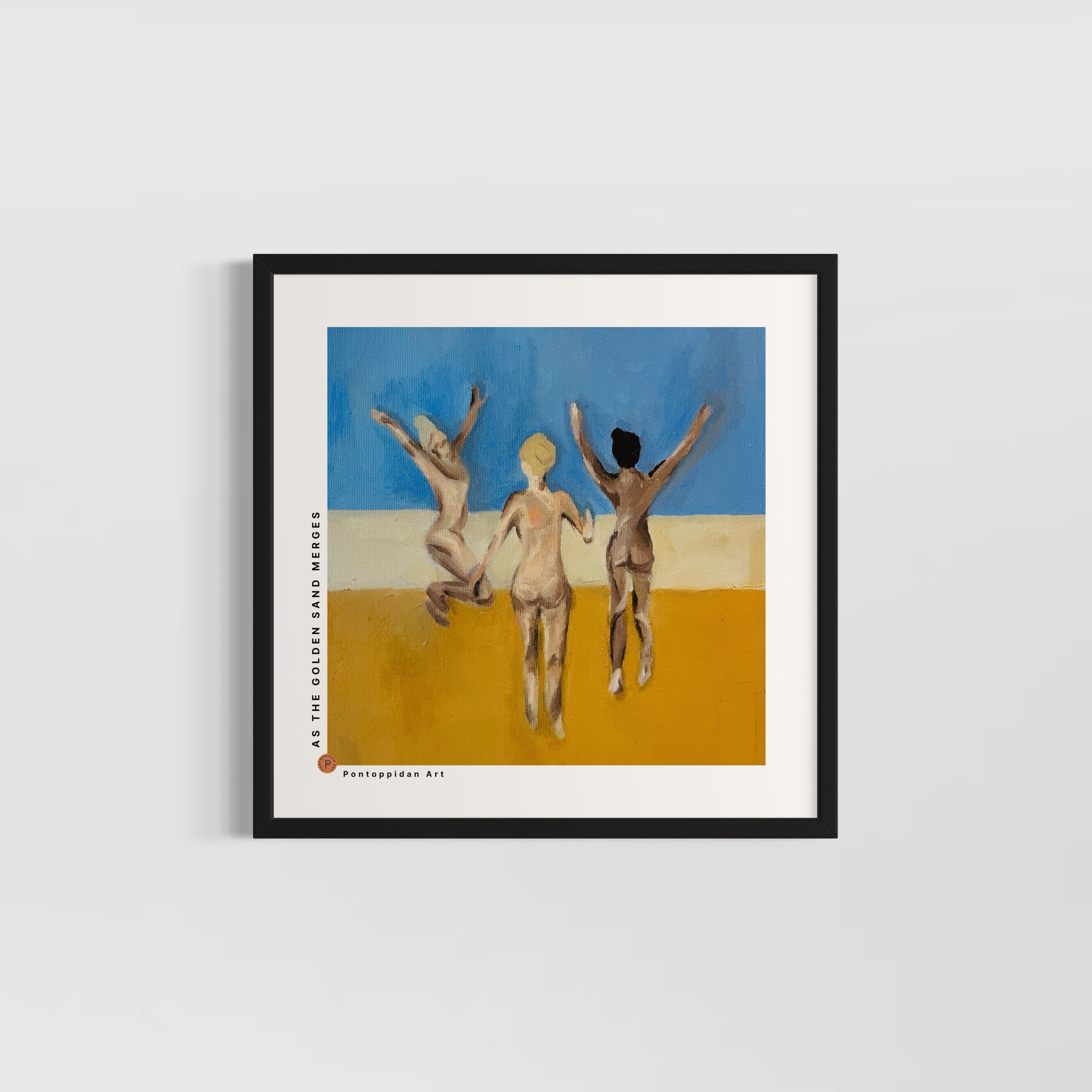 As The Golden Sand Merges - Plakat