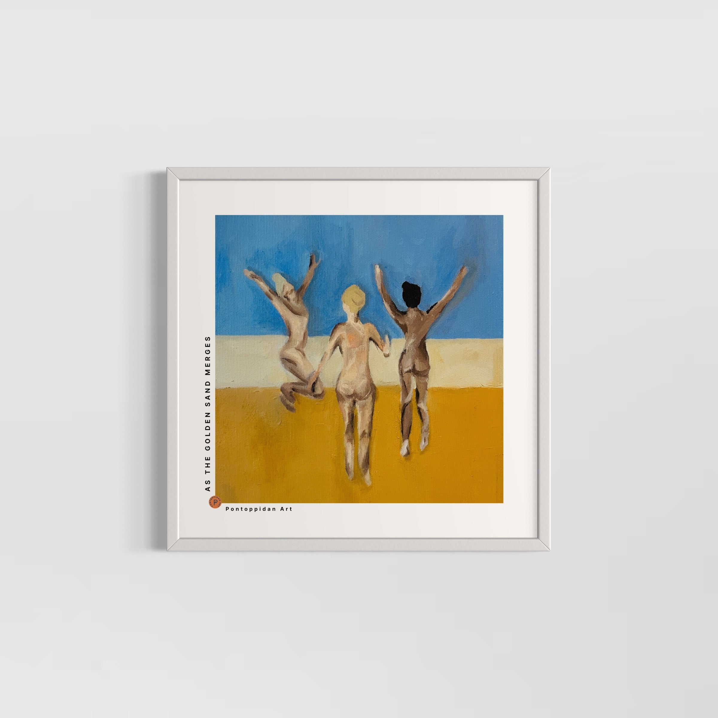 As The Golden Sand Merges - Plakat