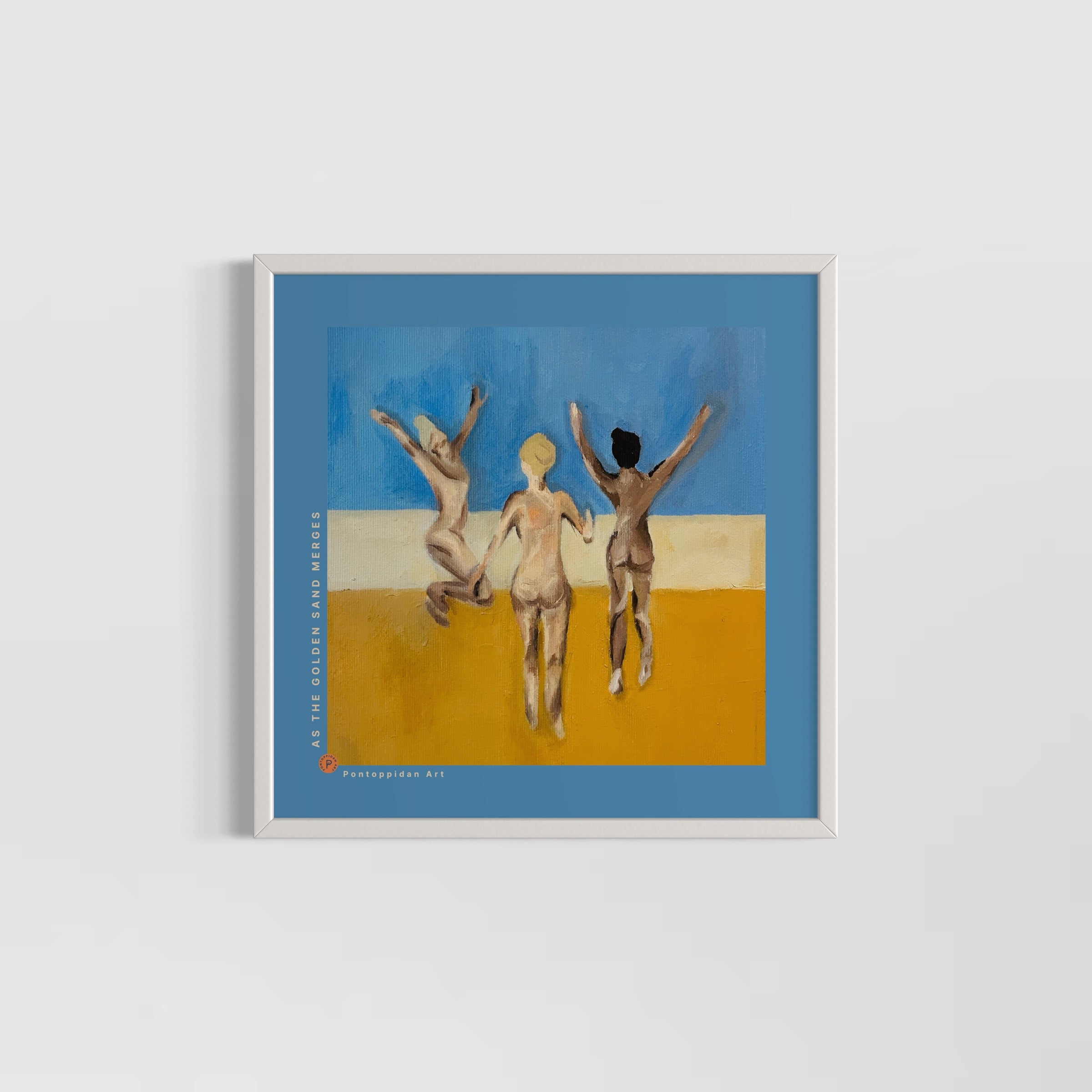 As The Golden Sand Merges - Plakat