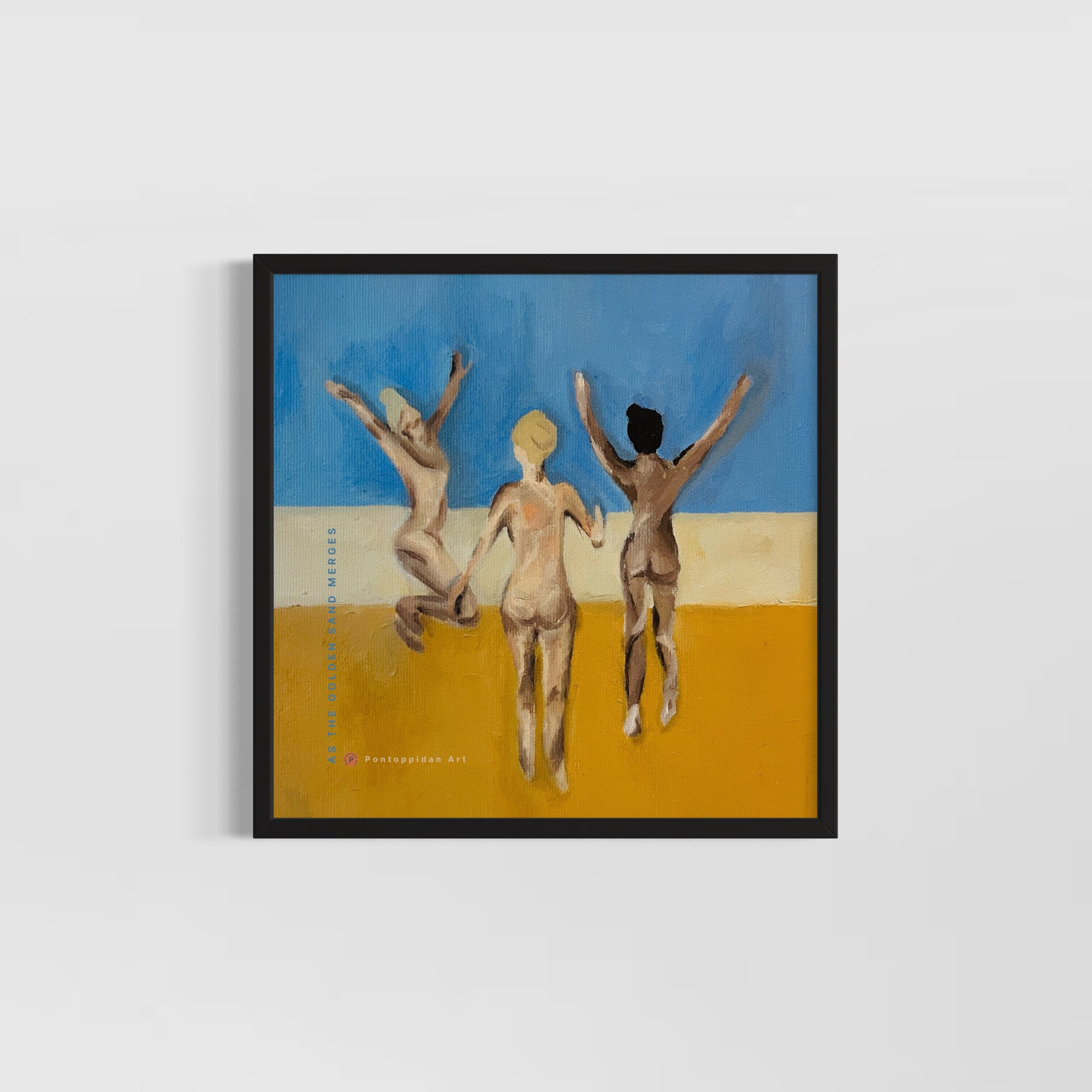 As The Golden Sand Merges - Plakat