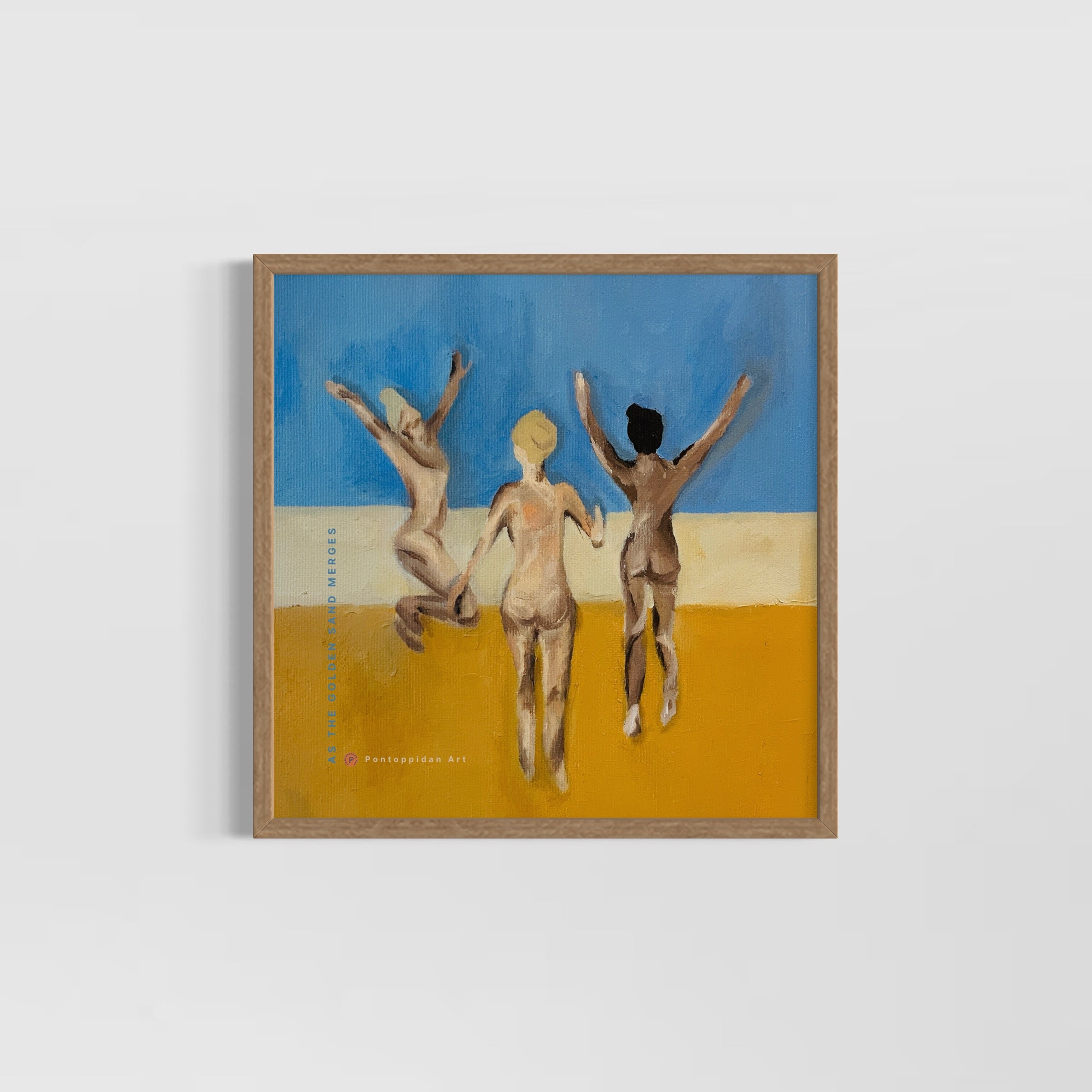 As The Golden Sand Merges - Plakat