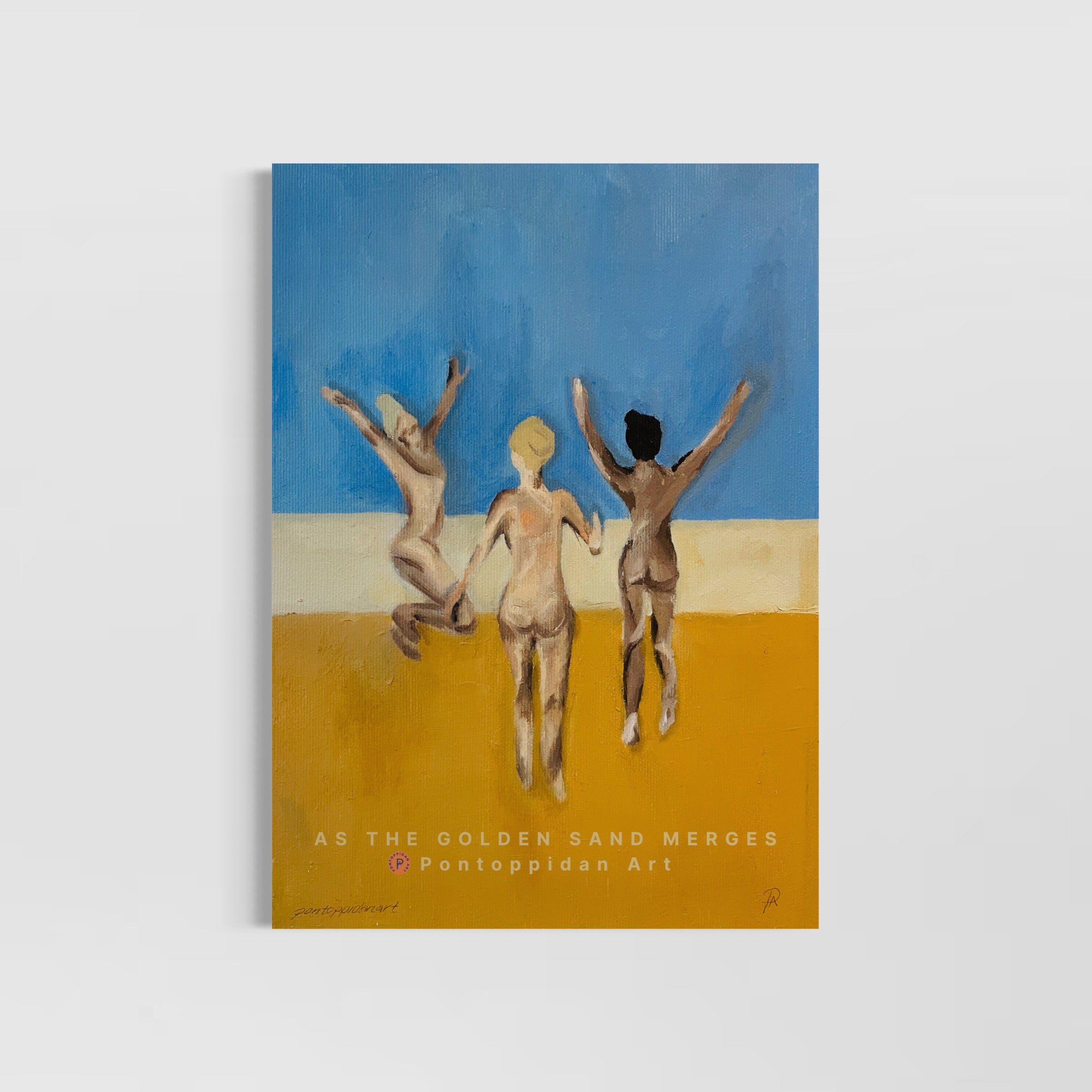 As The Golden Sand Merges - Plakat