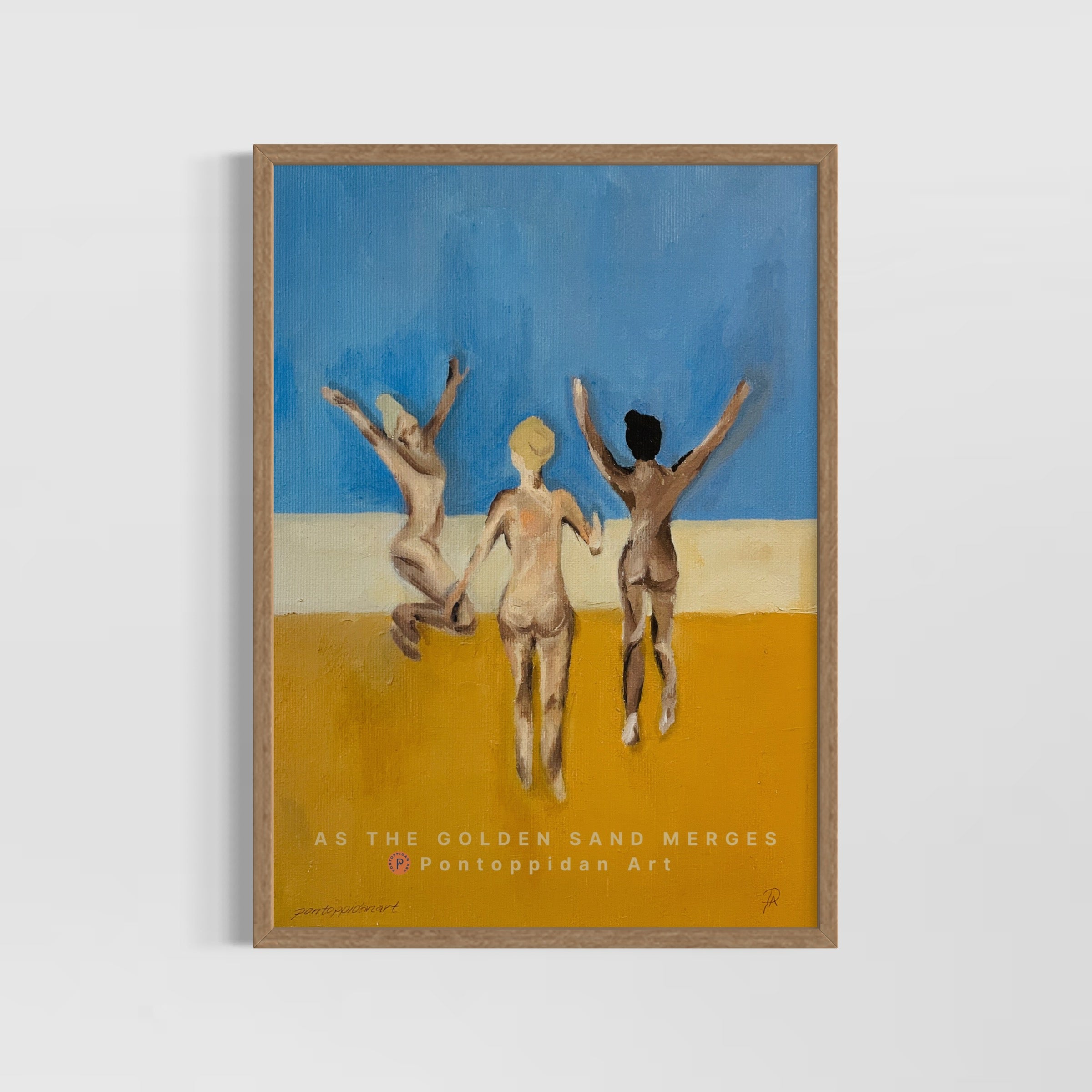 As The Golden Sand Merges - Plakat