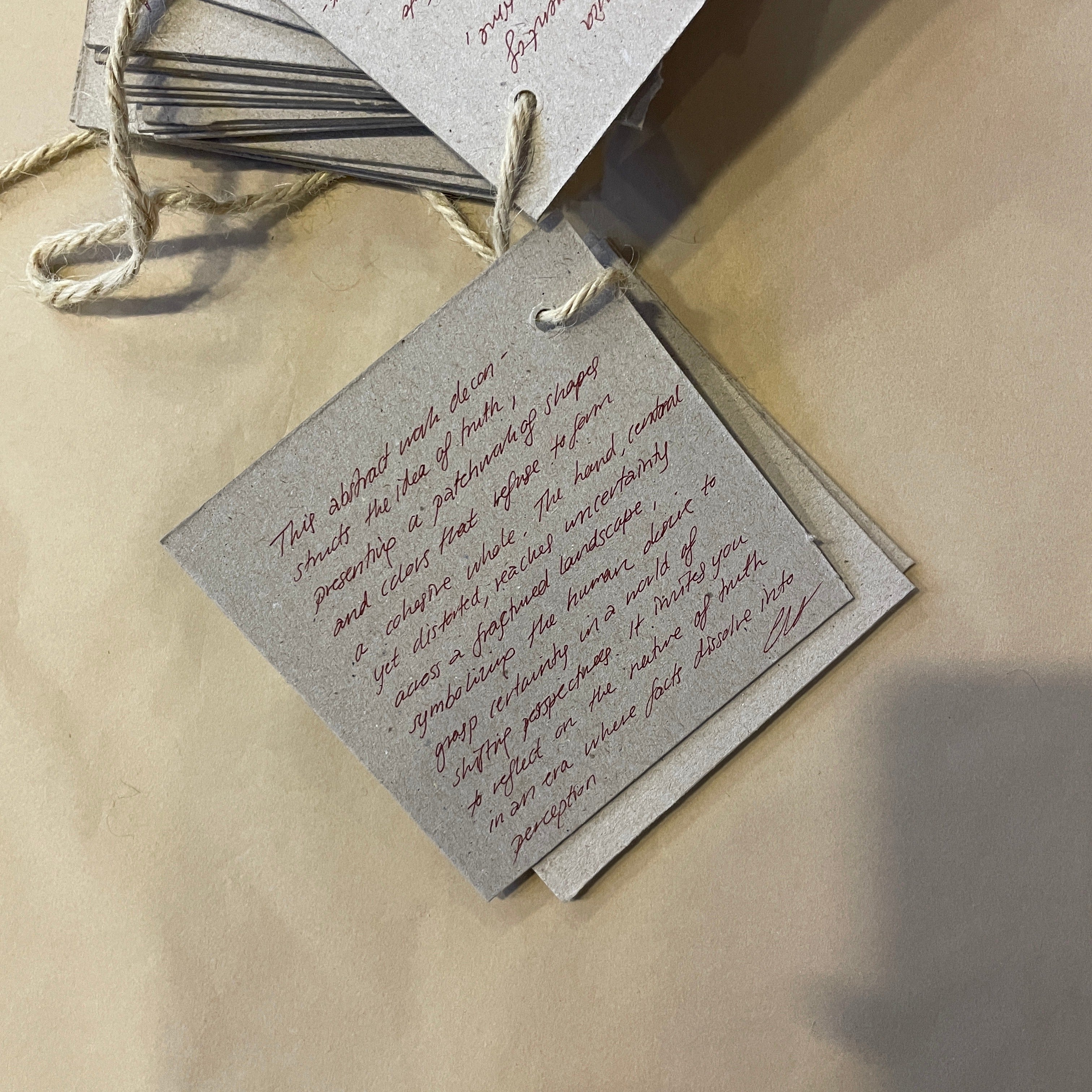 Post-Truth - Unikt værk 80x100 cm