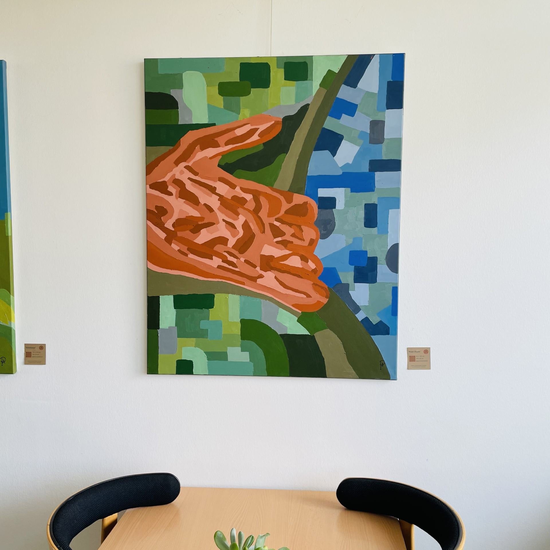 Post-Truth - Unikt værk 80x100 cm