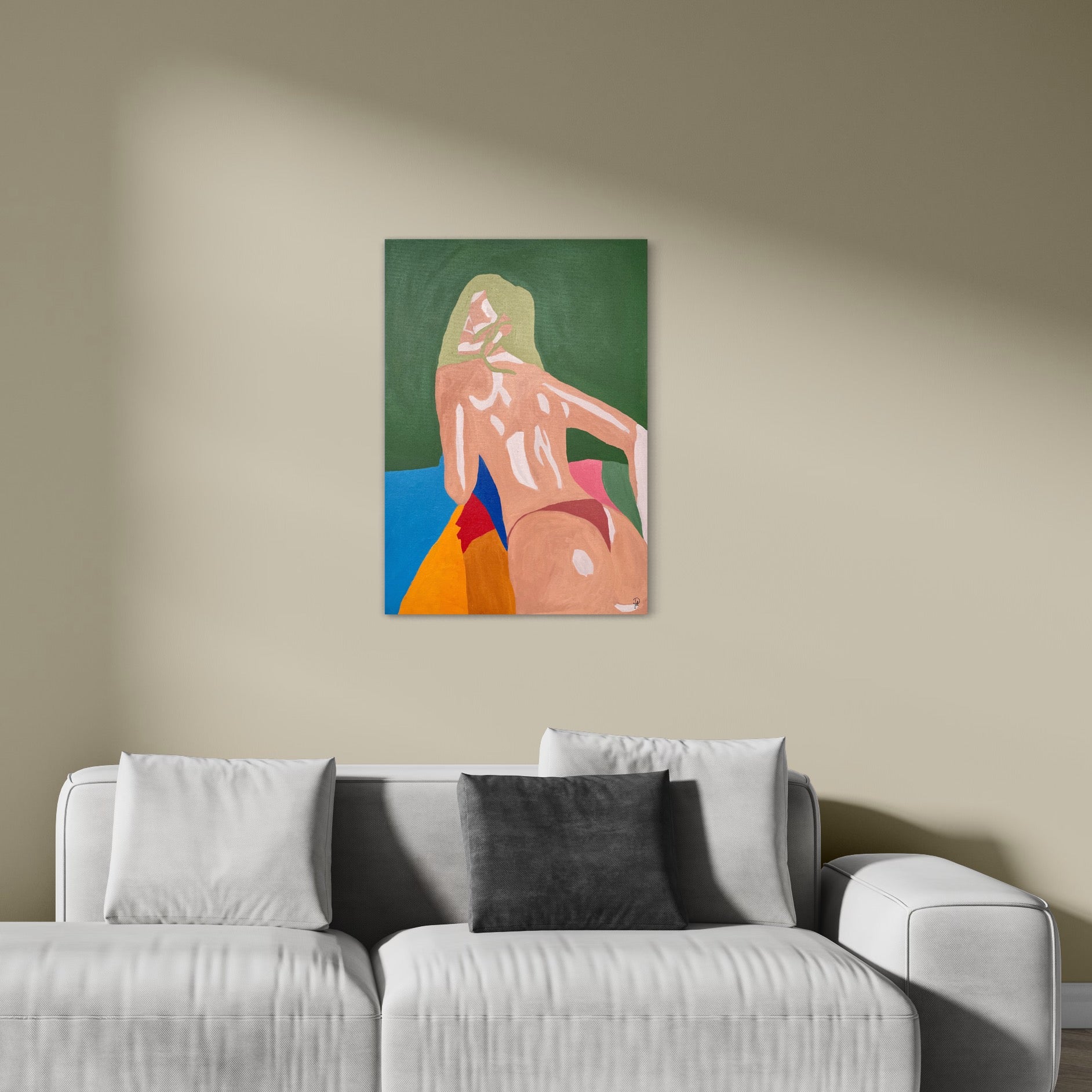 Relief - Unikt værk 70x100 cm