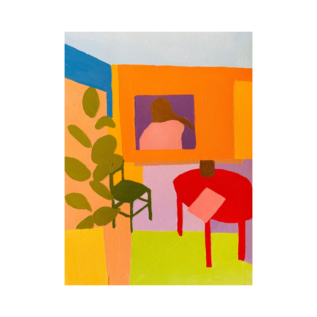 Rootlessness & Stagnation II - Unikt værk 30x40 cm