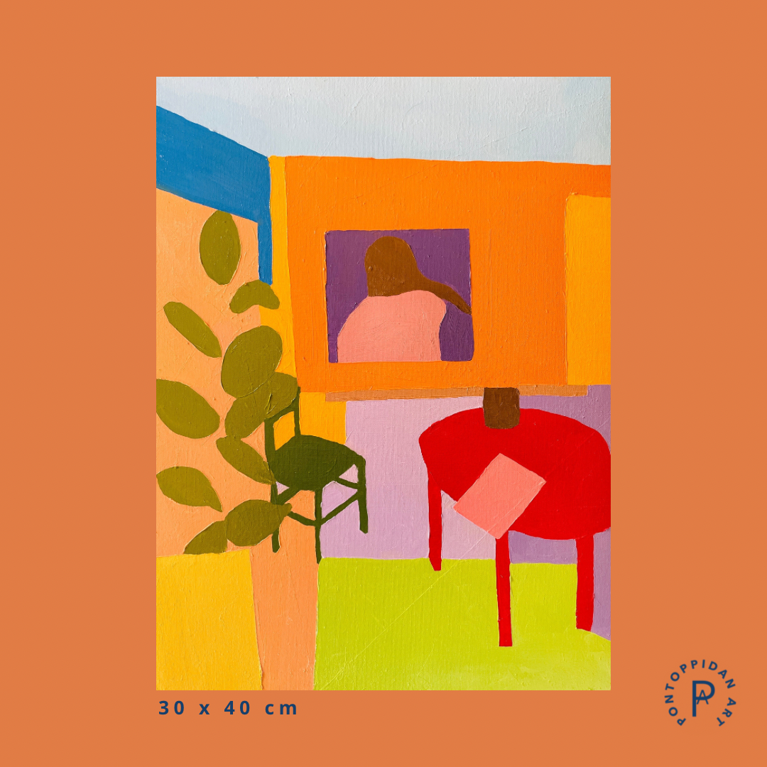 Rootlessness & Stagnation II - Unikt værk 30x40 cm