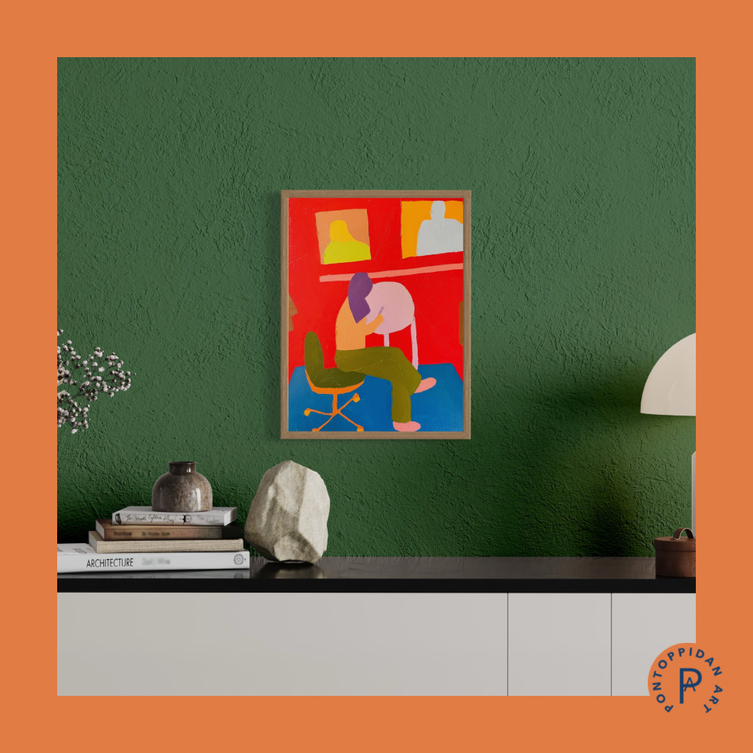 Rootlessness & Stagnation V - Unikt værk 30x40 cm