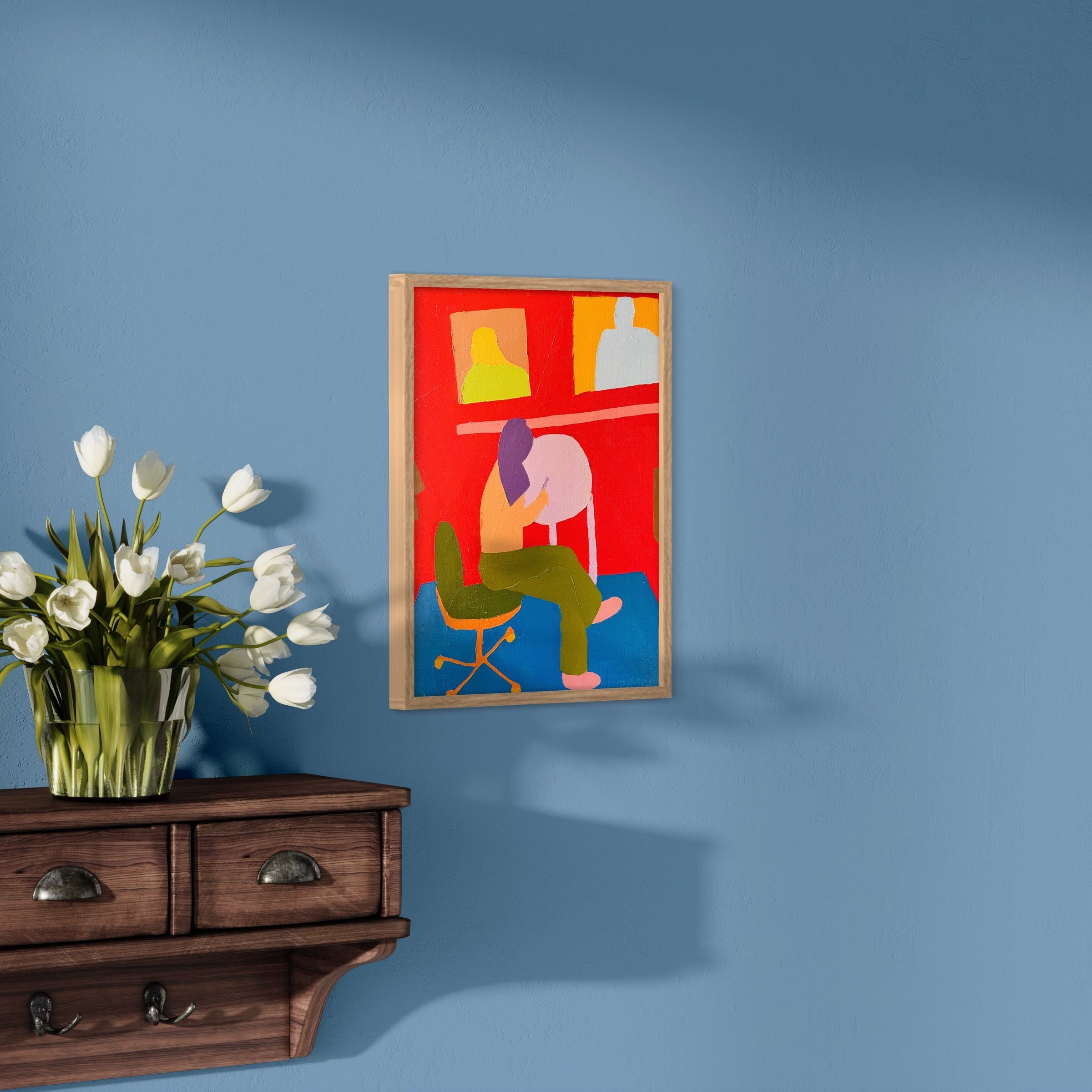 Rootlessness & Stagnation V - Unikt værk 30x40 cm