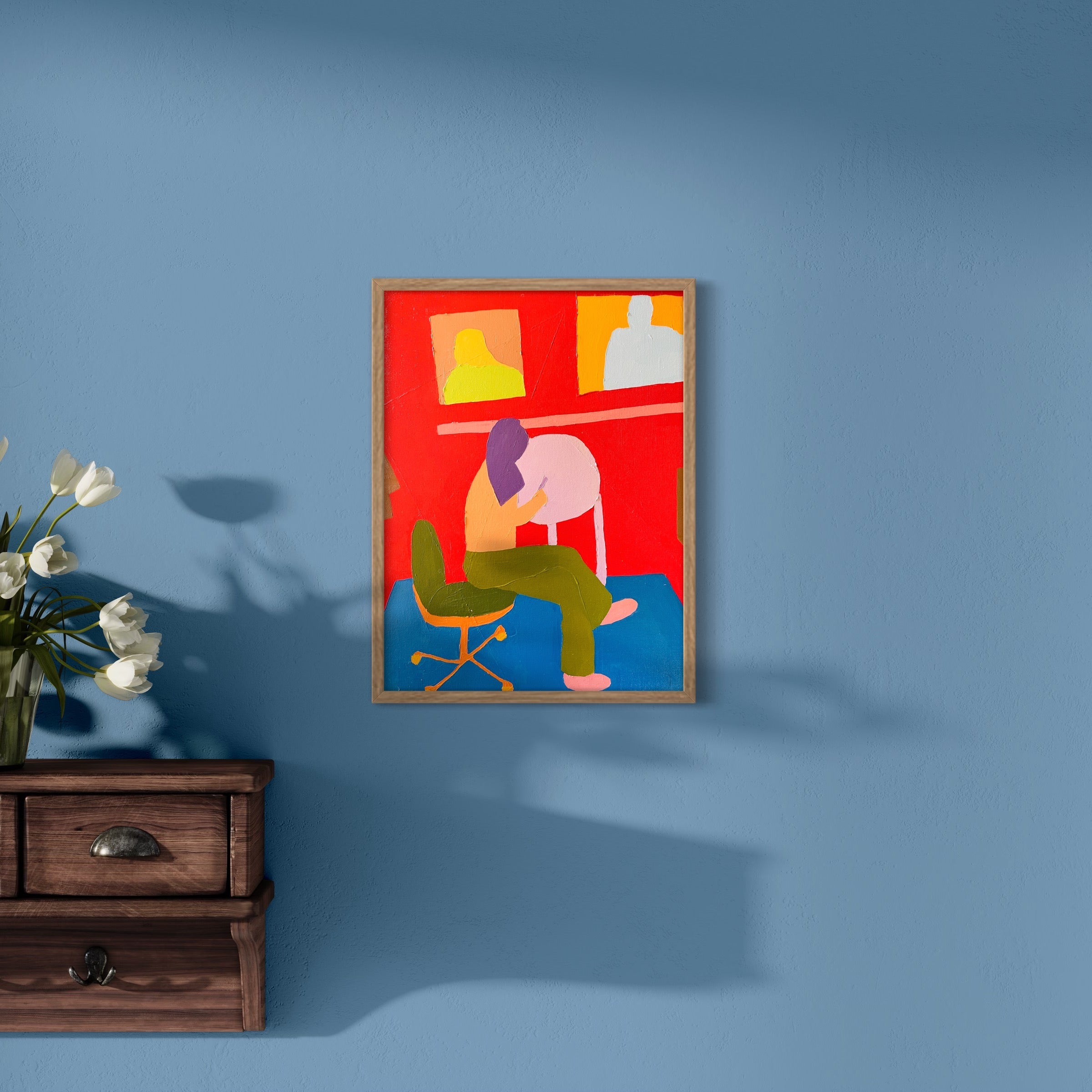 Rootlessness & Stagnation V - Unikt værk 30x40 cm