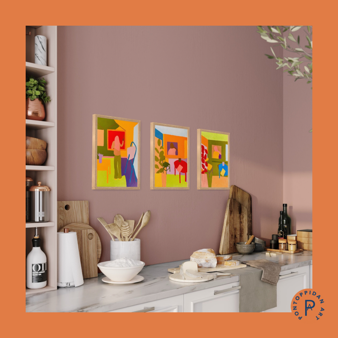 Rootlessness & Stagnation I - Unikt værk 30x40 cm