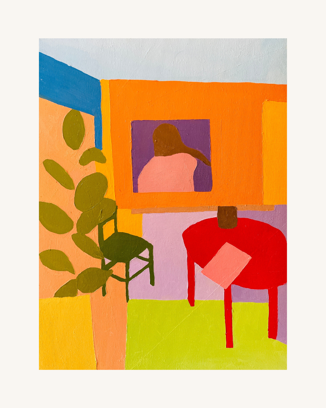 Rootlessness & Stagnation II - Unikt værk 30x40 cm