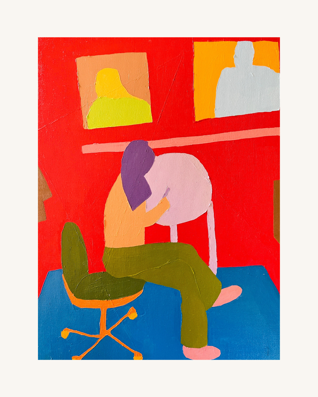 Rootlessness & Stagnation V - Unikt værk 30x40 cm