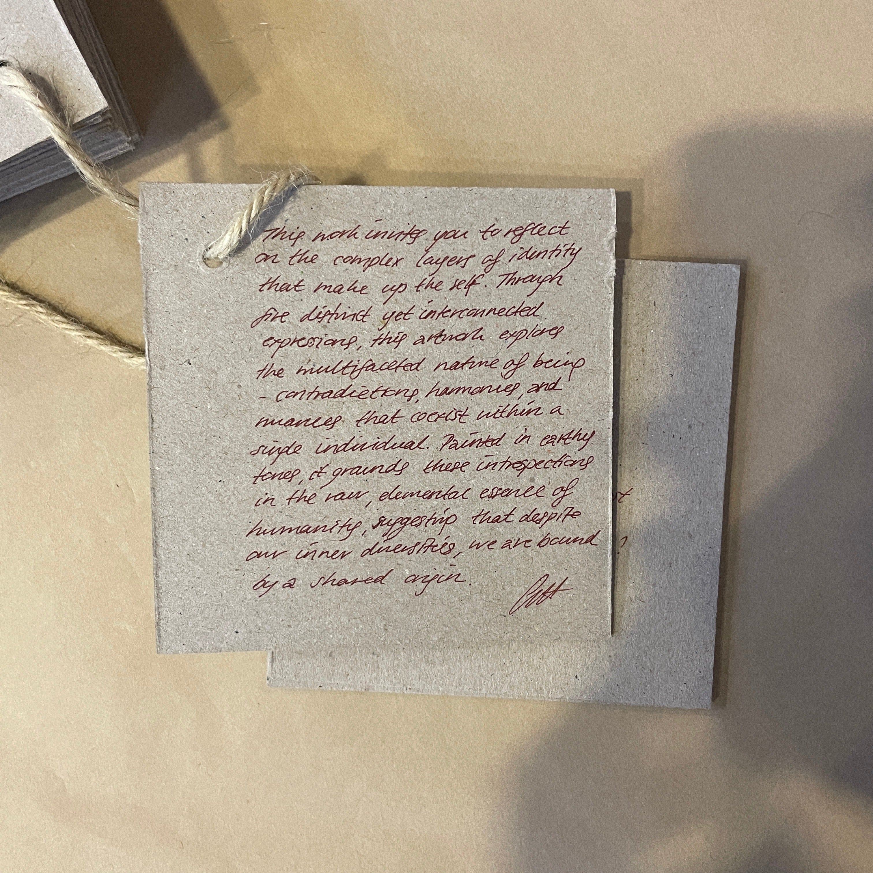 The Unity of Multiplicity - Unikt værk á 5 stk. 20x30 cm